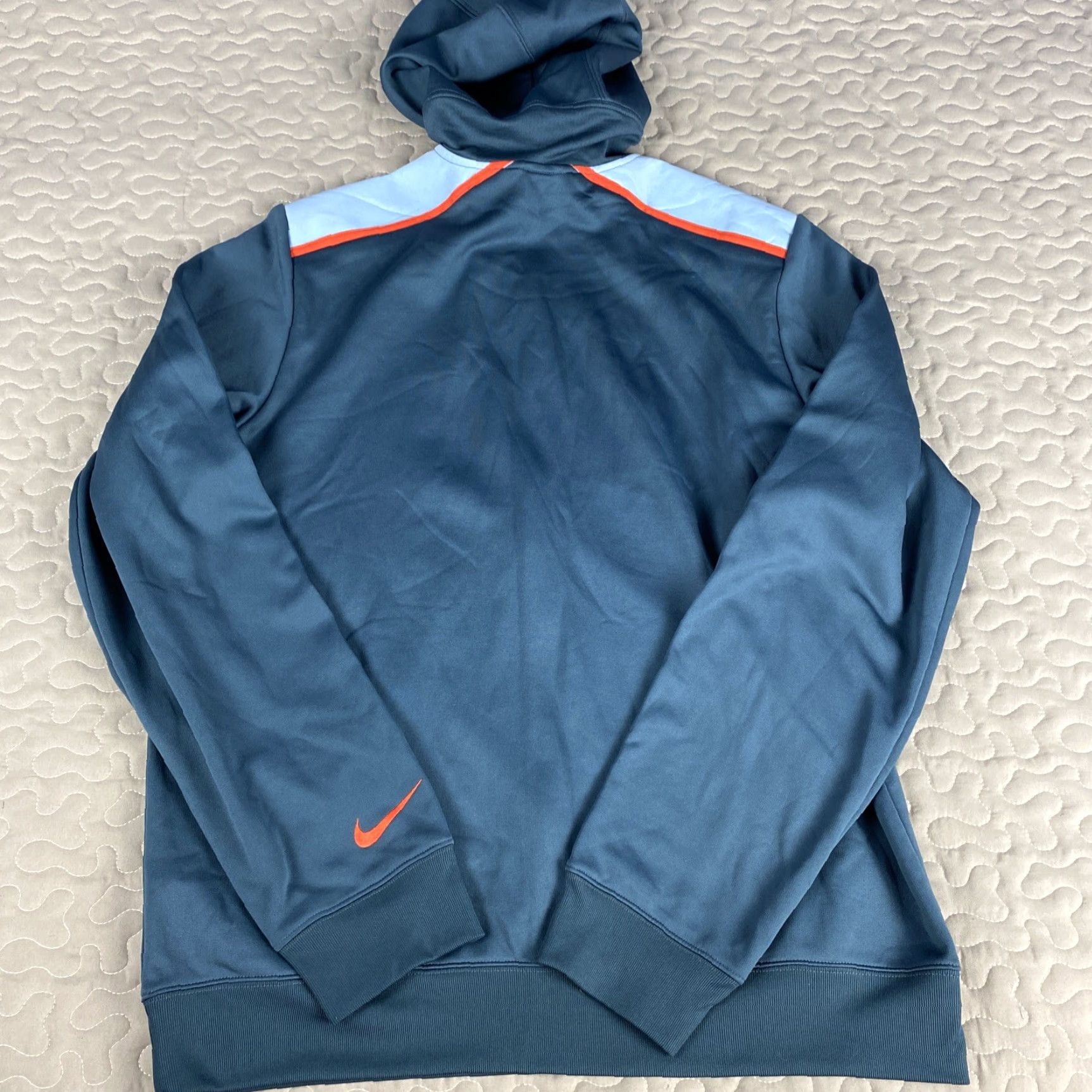 Nike VINTAGE Kevin Durant KD Nike Therma Fit Hoodie Jacket Sweatshirt LT Tall Basketball Mens Gray Full Zip KD Basketball Size US L / EU 52-54 / 3 - 5 Thumbnail