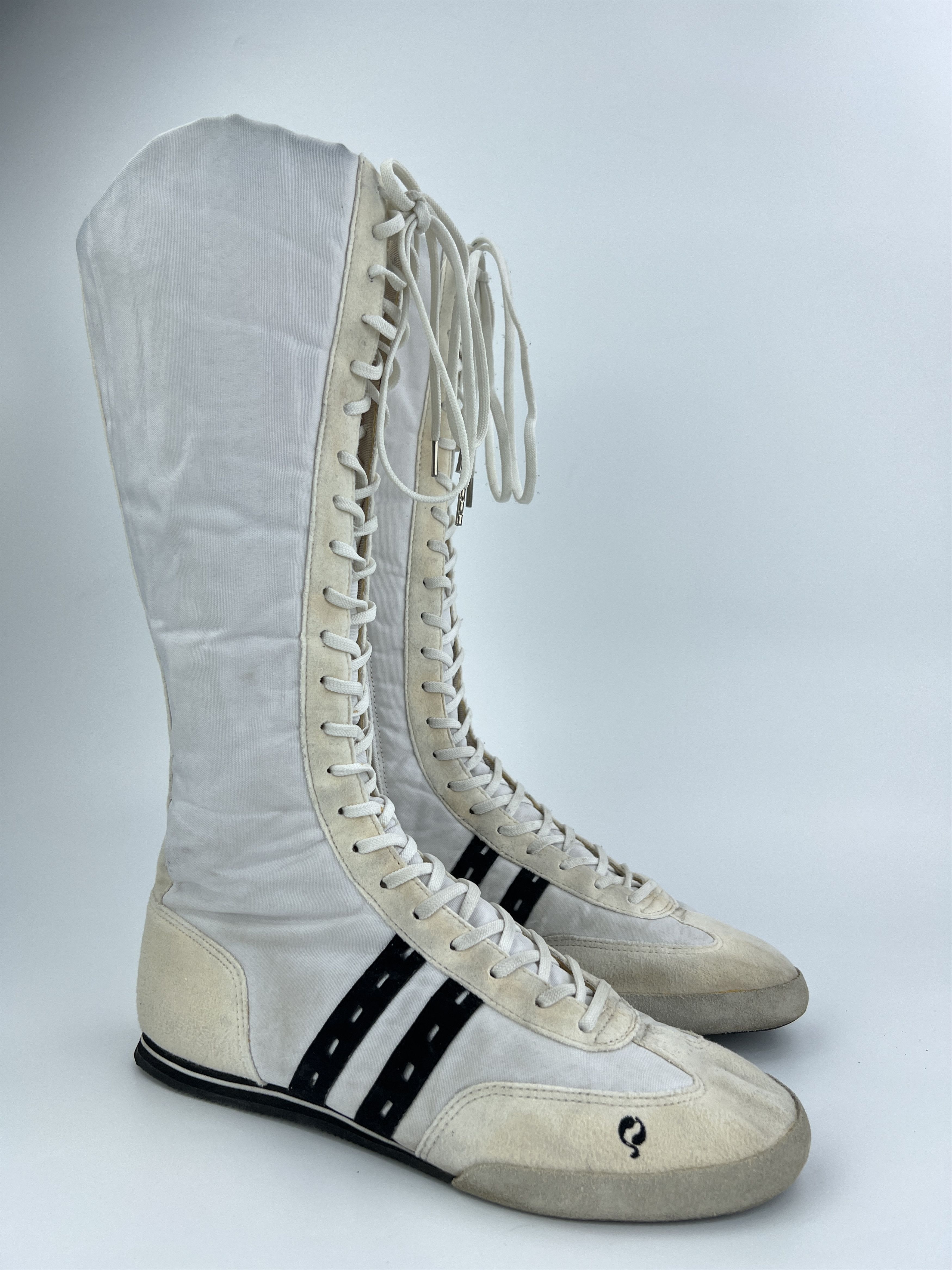 Japanese Brand Vintage High Top Quick Moto Boots Bondage Sneakers Size US 11 / IT 41 - 2 Thumbnail