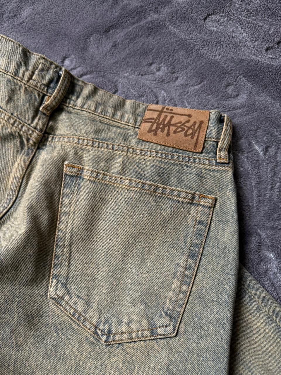 Stussy CC28 Beach Wash Big Ol Jeans in Blue/Beach Wash Size 32" / US 10 / IT 46 - 2 Thumbnail