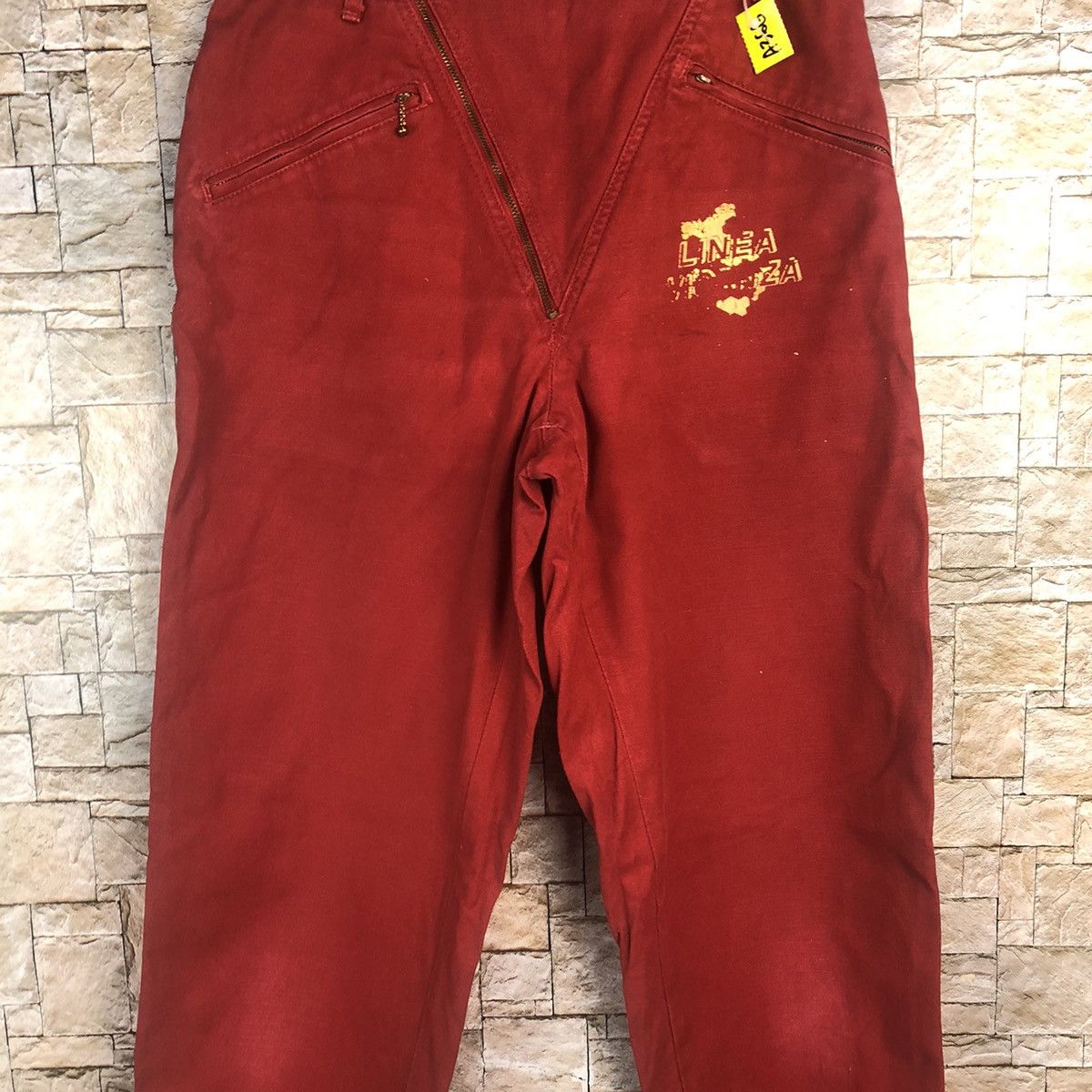 Japanese Brand × Vintage RARE Linea Vicenza vintage Red Pants #A366 Size 25" / US 0 / IT 36 - 6 Thumbnail