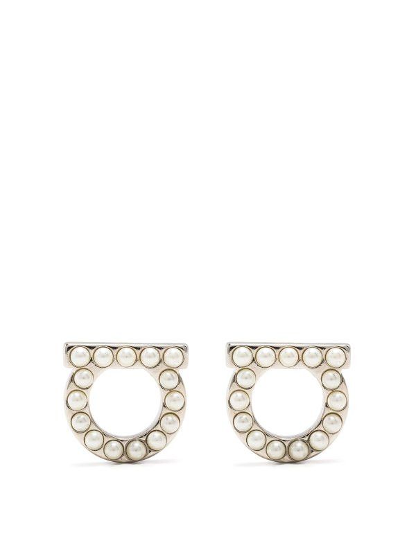 Salvatore Ferragamo o1s1rm0526 Size : OS / Earrings in Silver Size ONE SIZE - 1 Thumbnail