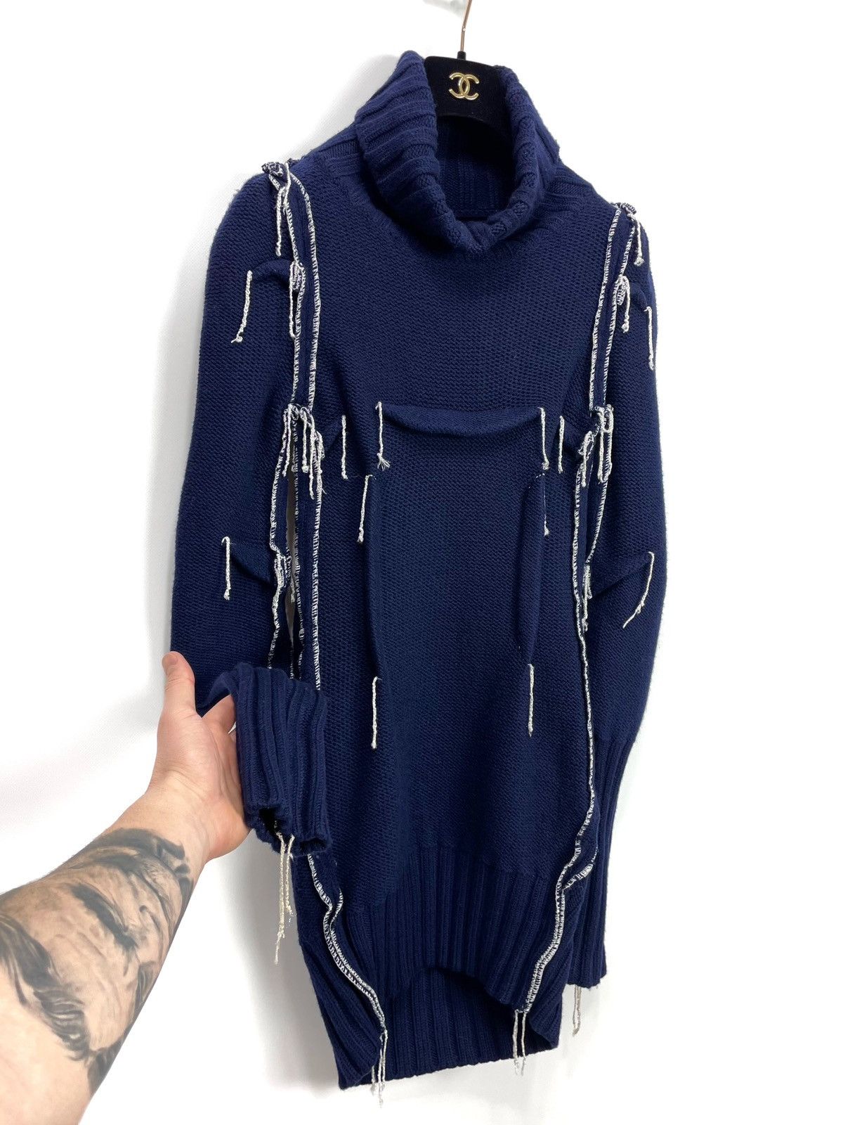 H&M × Maison Margiela Maison Martin Margiela x H&M Merino Wool Knit Dress Size XS / US 0-2 / IT 36-38 - 6 Thumbnail