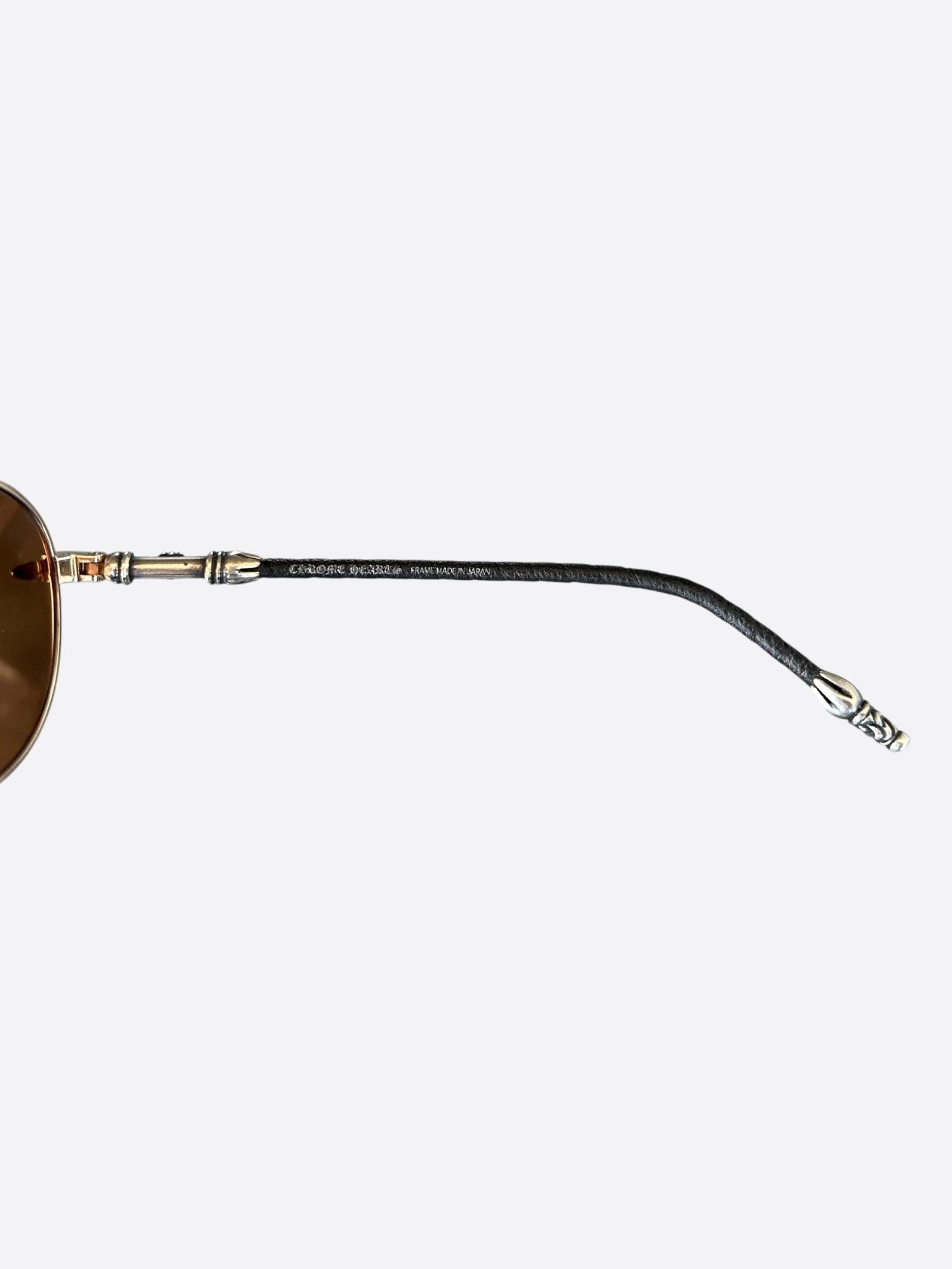 Chrome Hearts Chrome Hearts Silver Zelda Muncher Aviator Glasses Size ONE SIZE - 5 Thumbnail