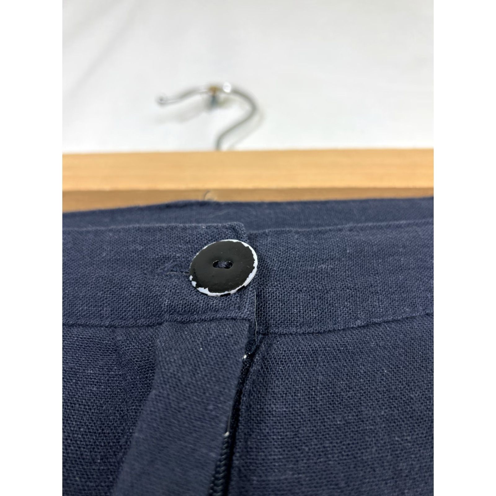 Vintage VINTAGE Sammi Of Melbourne Pants Womens 14 Blue Linen Blend 80s Ladies 32x37 90s? Size 36" / US 14 / IT 50 - 7 Thumbnail