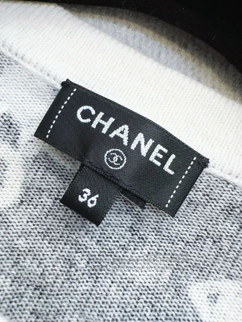 Chanel Chanel Ski series black and white jewellery pattern knitte Size XS / US 0-2 / IT 36-38 - 5 Thumbnail