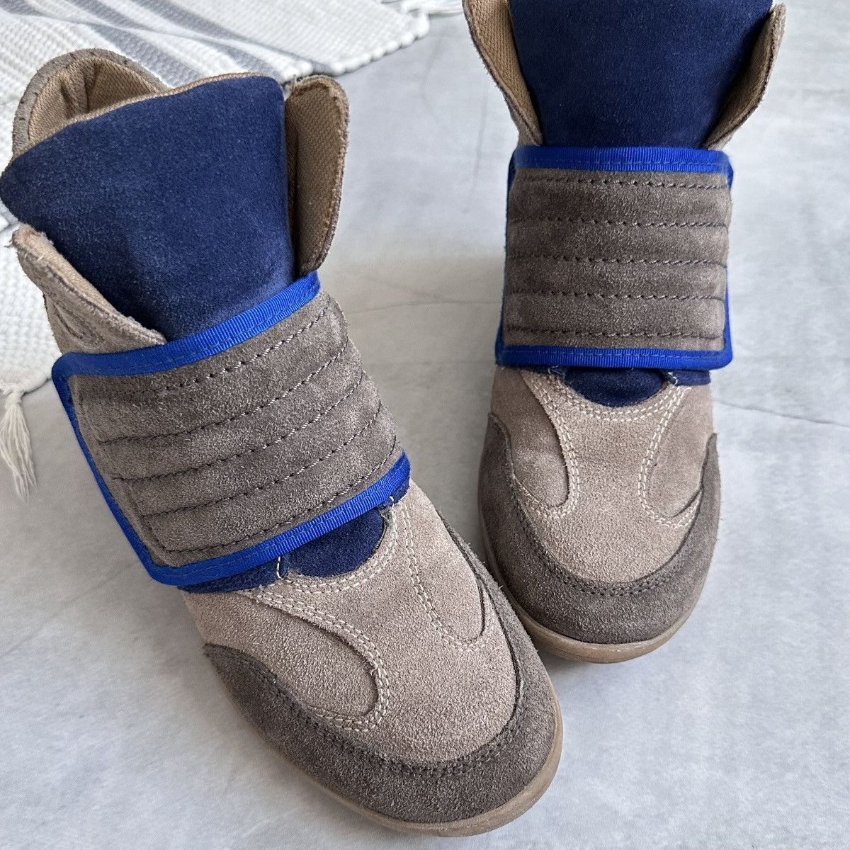Isabel Marant Strap Isabel Marant Style Bekett Wedge Sneakers Shoes Ash Size US 10 / IT 40 - 6 Thumbnail