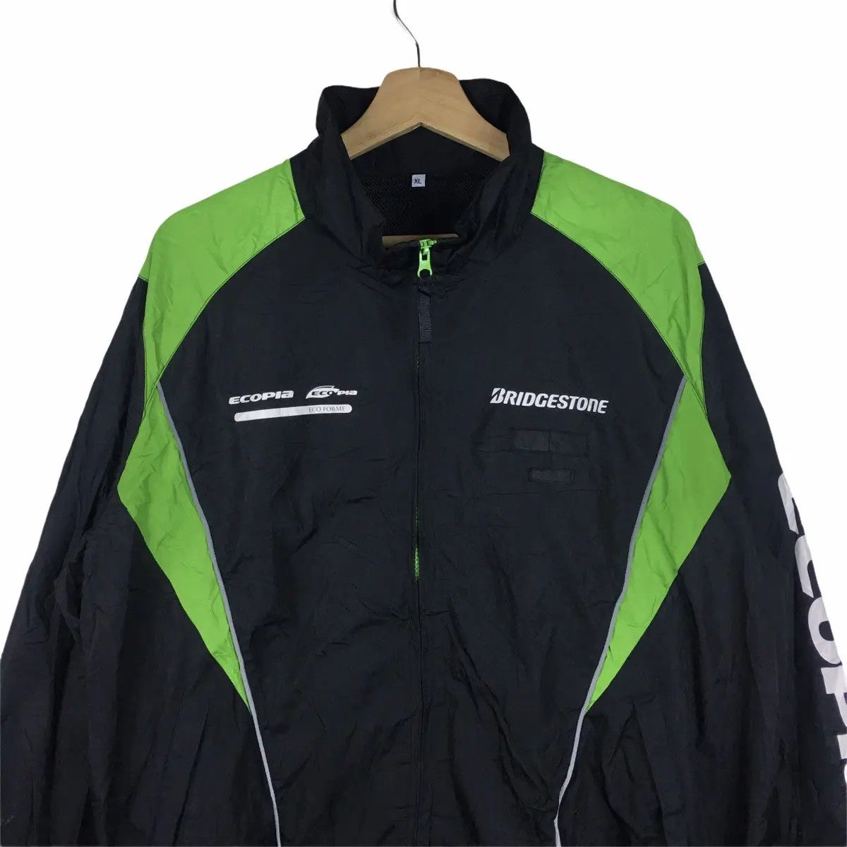 Vintage Vtg BRIDGESTONE Motorsport Racing Team Jacket Parka Trench Size US XL / EU 56 / 4 - 1 Thumbnail