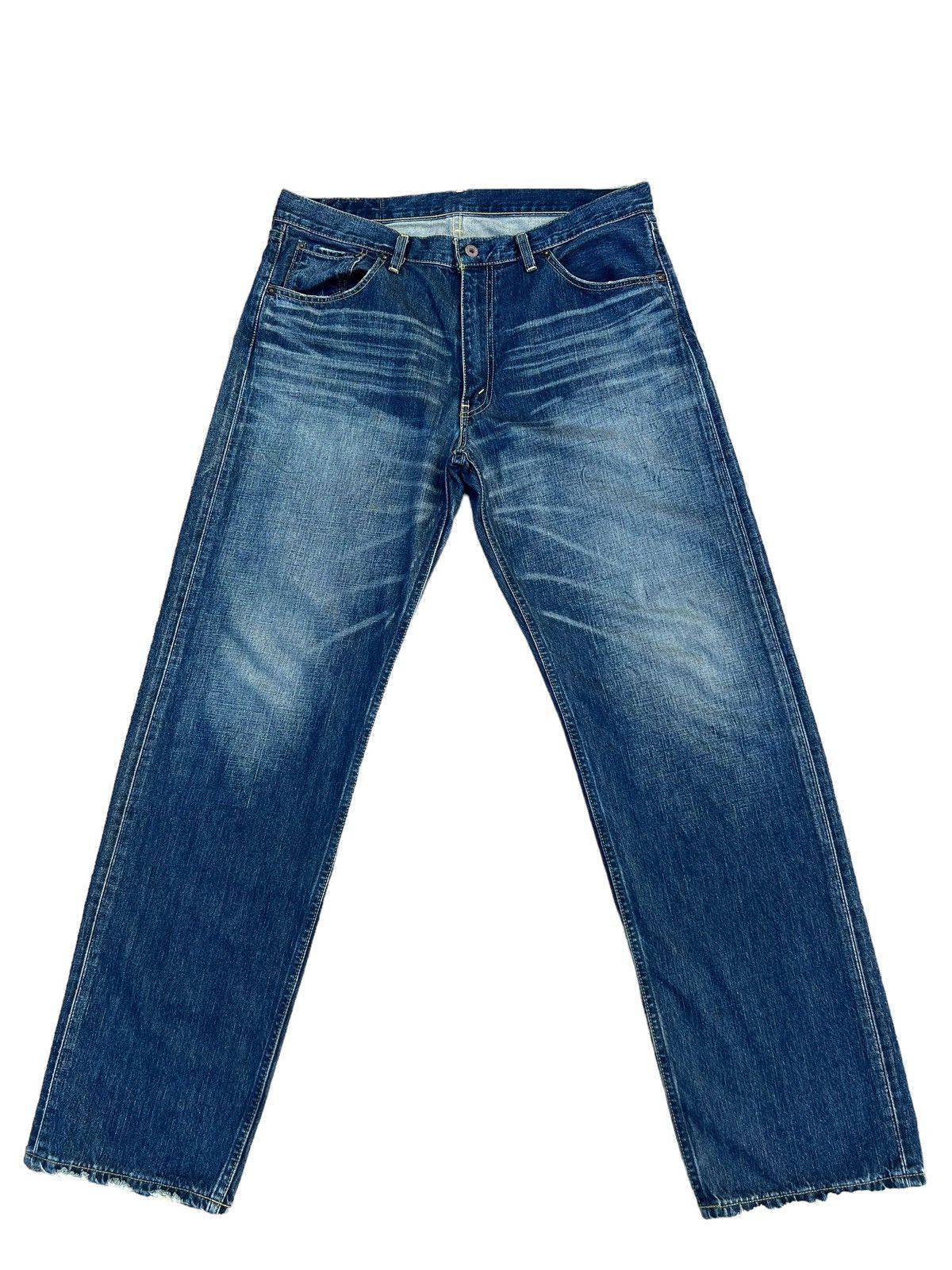 Levi's Vintage 2007 Levi’s 503 Japan Fade Denim Distressed Jeans Size US 36 / EU 52 - 1 Thumbnail
