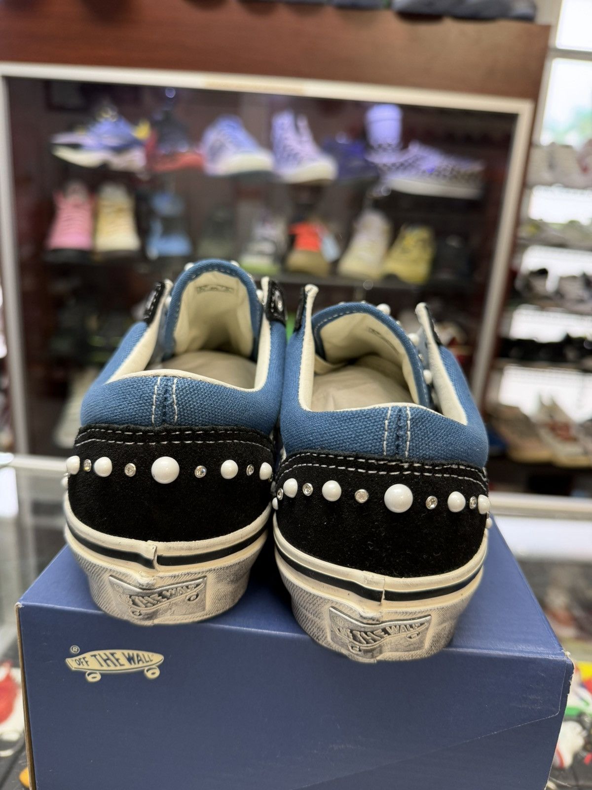 Vans Vans Old Skool ‘36 LS Pearlized ‘Navy’ Size US 6 / EU 39 - 4 Thumbnail