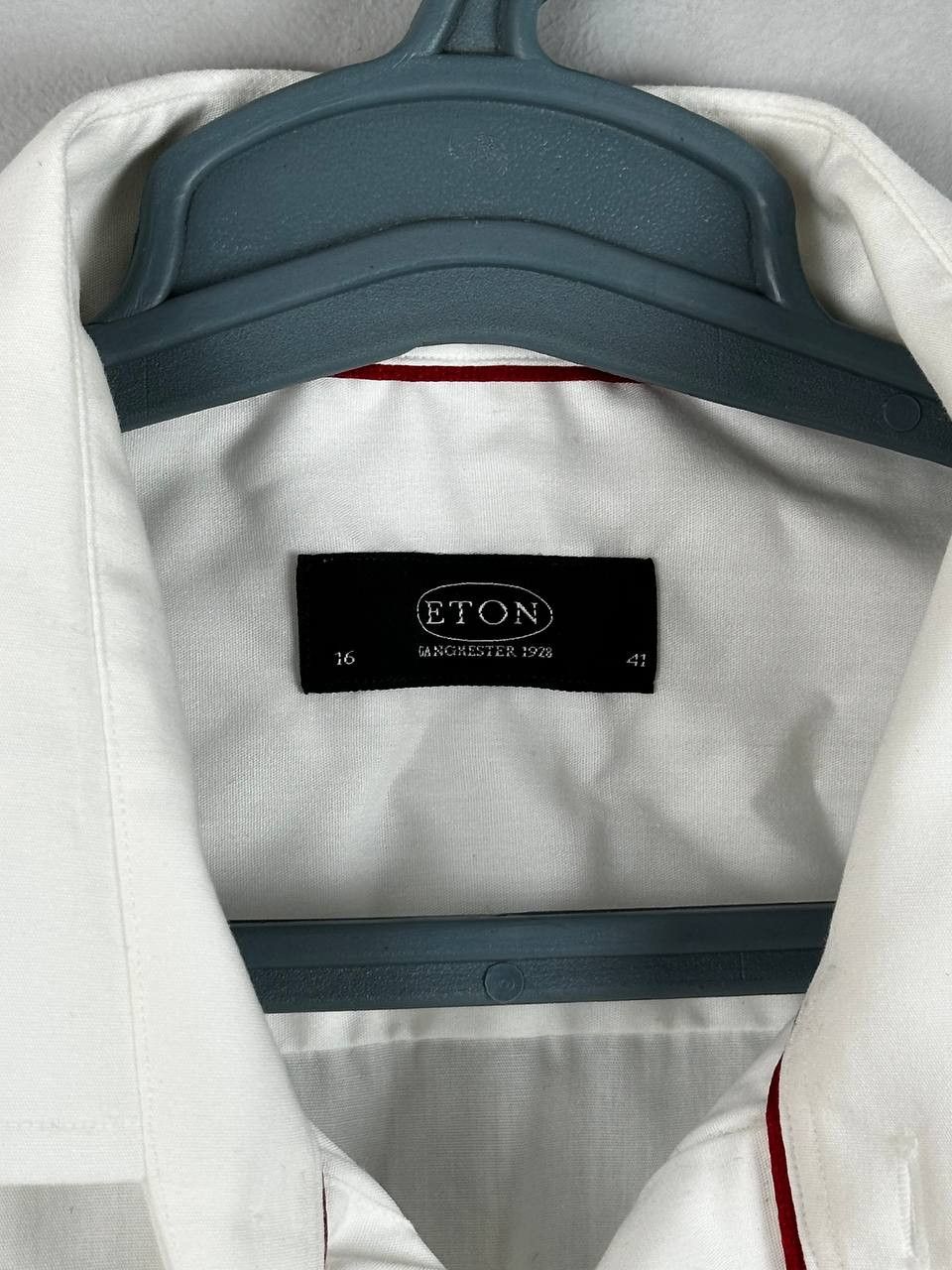 Eton Eton Ganghster 1928 Luxury Cotton Twill Dress Shirt Size 52L - 5 Thumbnail