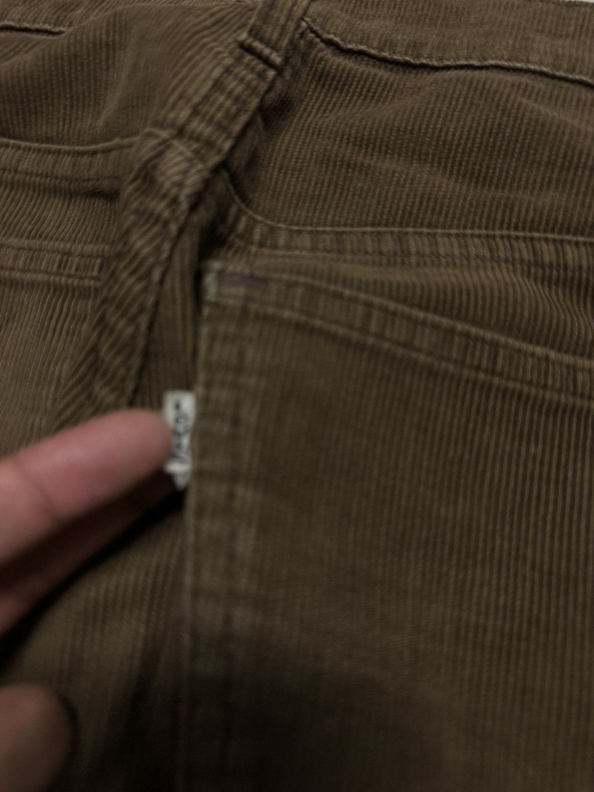 Levi's 💥FLARED💥70's LEVI'S WHITE TAG CODUROI BOOTCUT CLASSIC BROWN Size US 29 - 14 Thumbnail