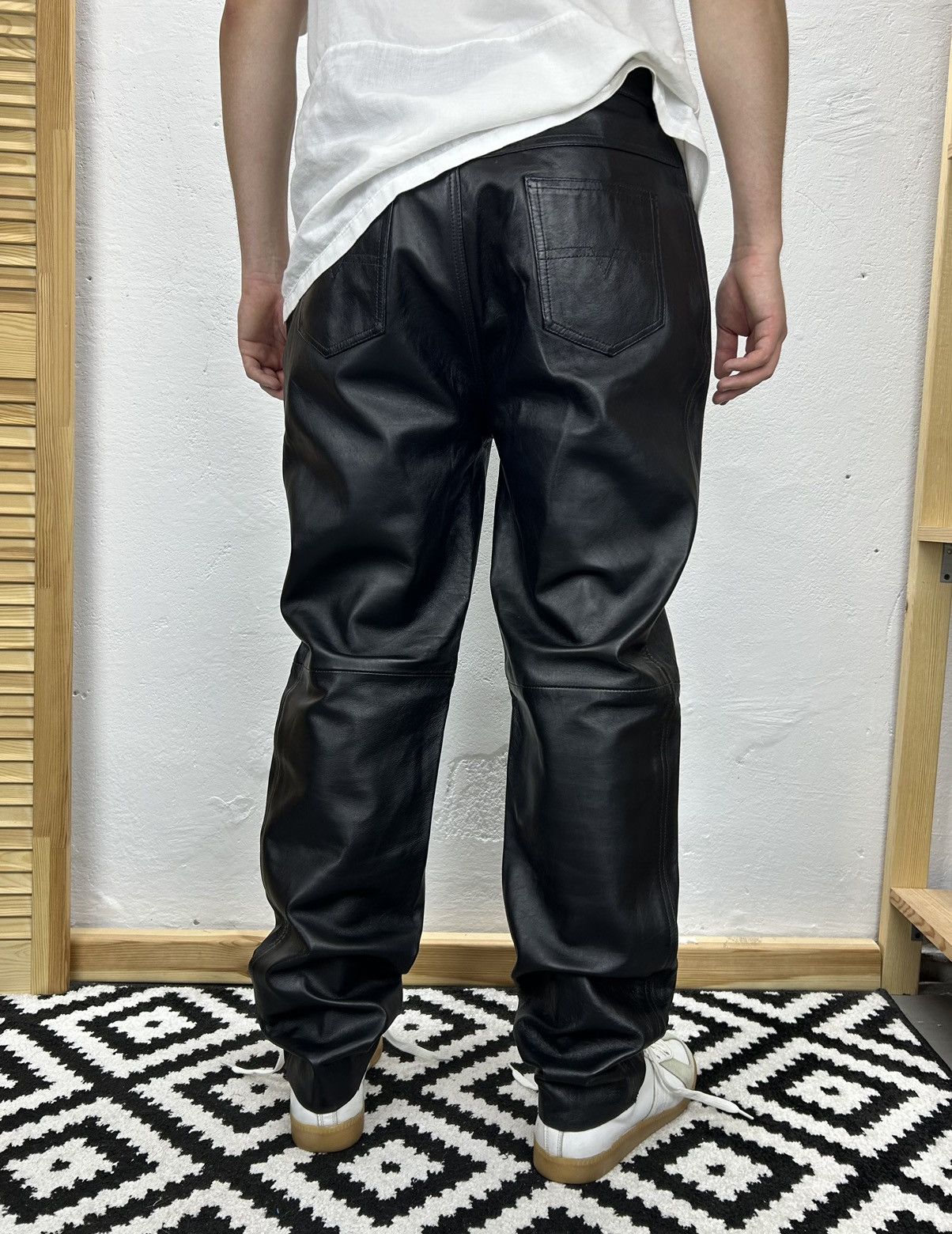 Leather Leather pant black size 34 Size US 34 / EU 50 - 1 Thumbnail