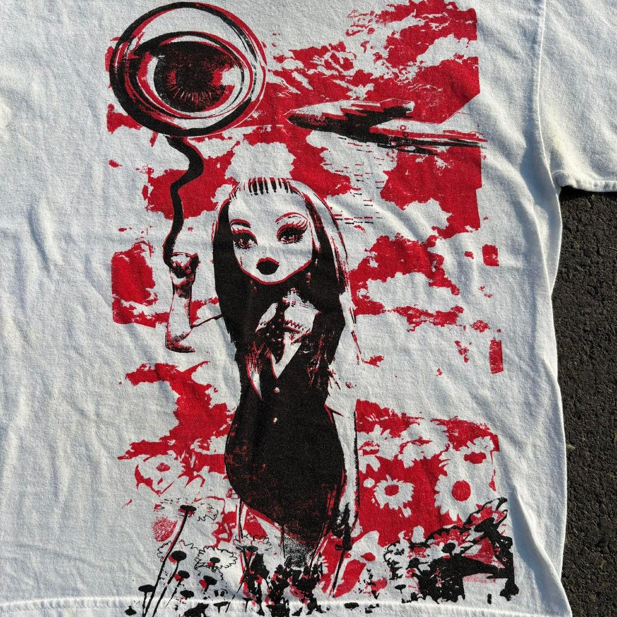 Gildan Gildan Graphic T-Shirt Eye Girl Print Size S / US 4 / IT 40 - 5 Thumbnail
