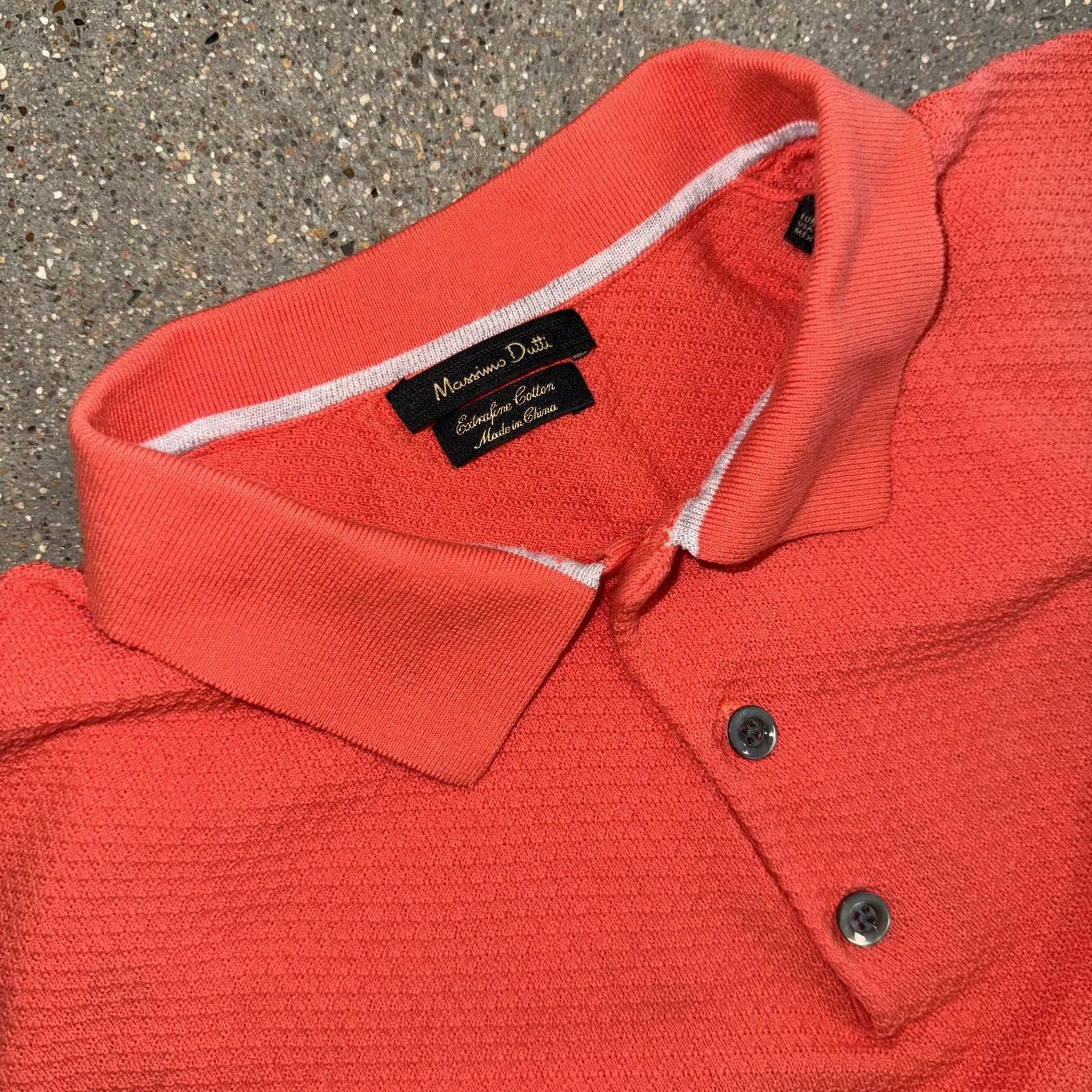 Massimo Dutti Massimo Dutti Polo Shirt Mens XL Exrafine Cotton Casual Size US XL / EU 56 / 4 - 1 Thumbnail