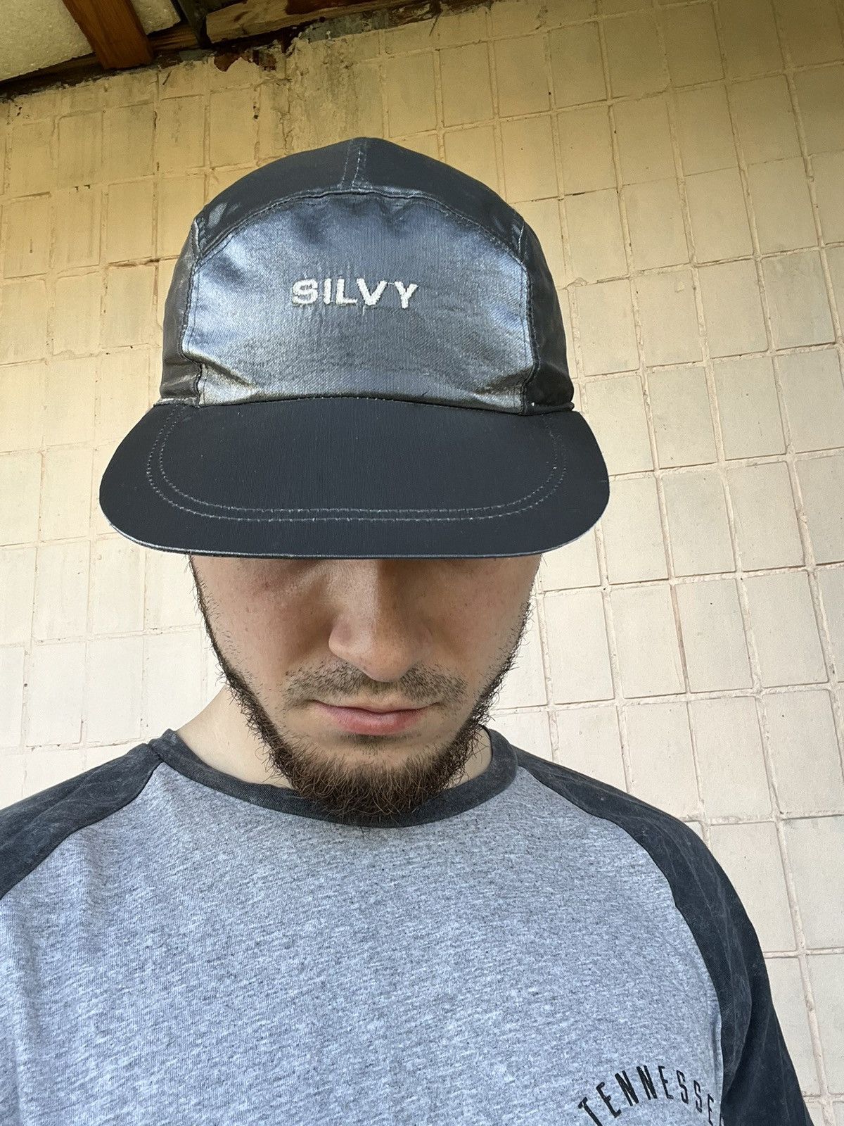 Vintage Vintage Silvy Hat Avant Garde 5 Panel Cap streetwear Y2k Size ONE SIZE - 16 Thumbnail