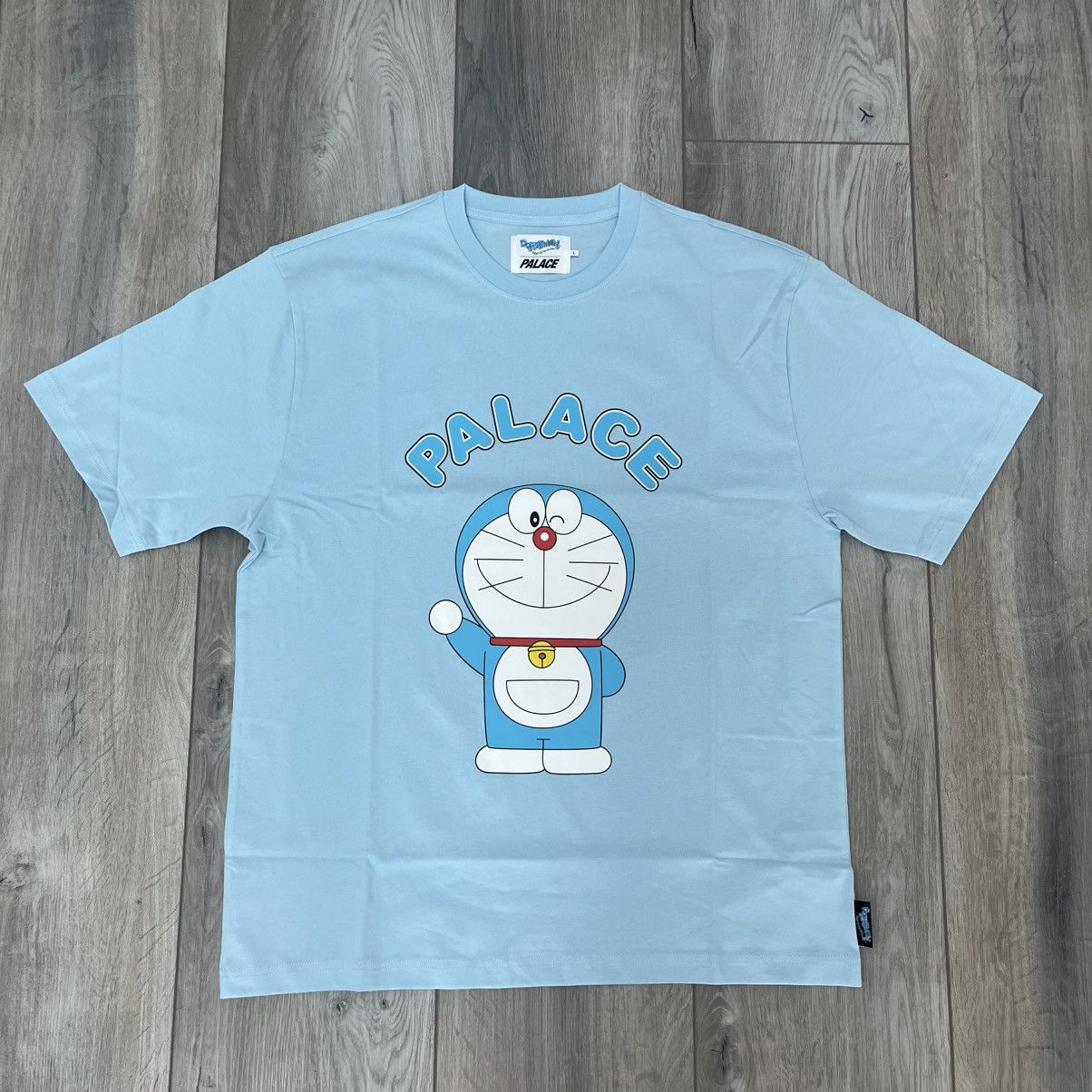 Palace Palace x Doraemon Tee Skyline Blue Large | Grailed