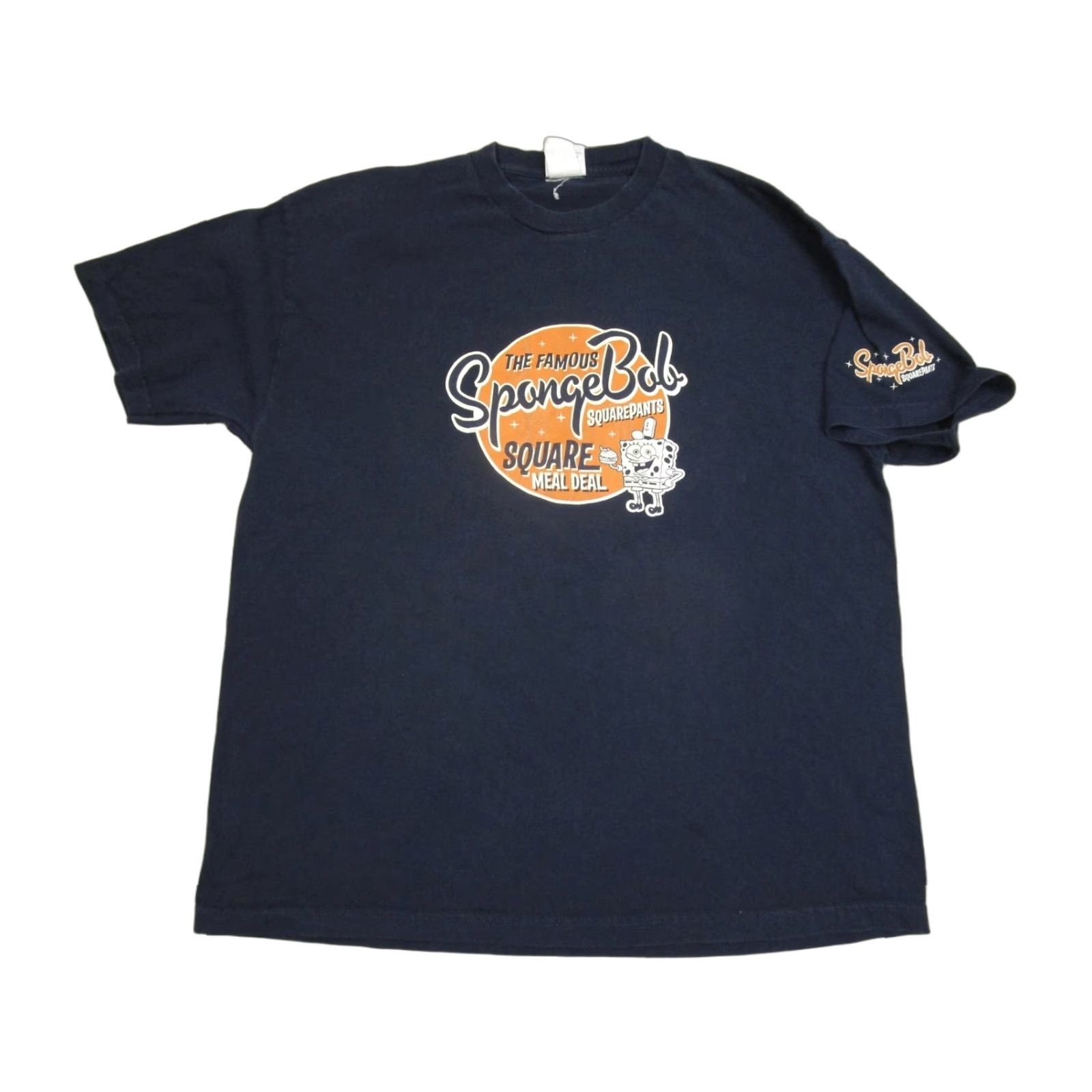Nickelodeon VINTAGE Nickelodeon Spongebob Squarepants Shirt Mens XL Blue Cartoon Graphic 2000s 2002 90s T-Shirt Size US XL / EU 56 / 4 - 1 Thumbnail