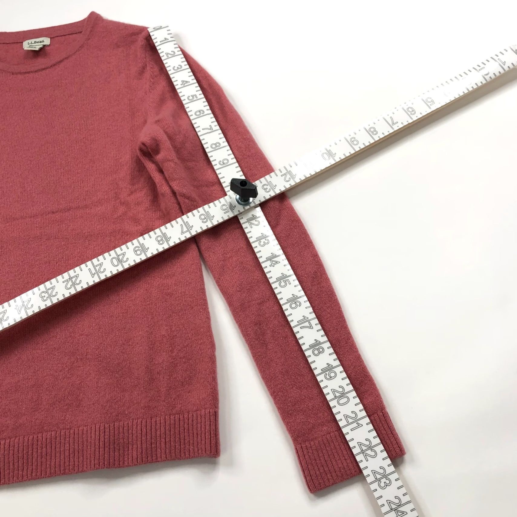 Vintage L.L. Bean Sweater Pink 100% Cashmere Crew Neck Pullover Women Small Short Sleeve? Size S / US 4 / IT 40 - 4 Thumbnail