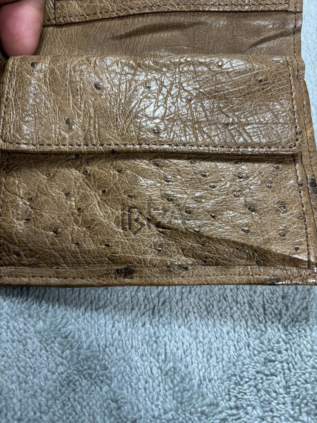 Japanese Brand Wallet Ibiza Ostrich Size ONE SIZE - 4 Thumbnail