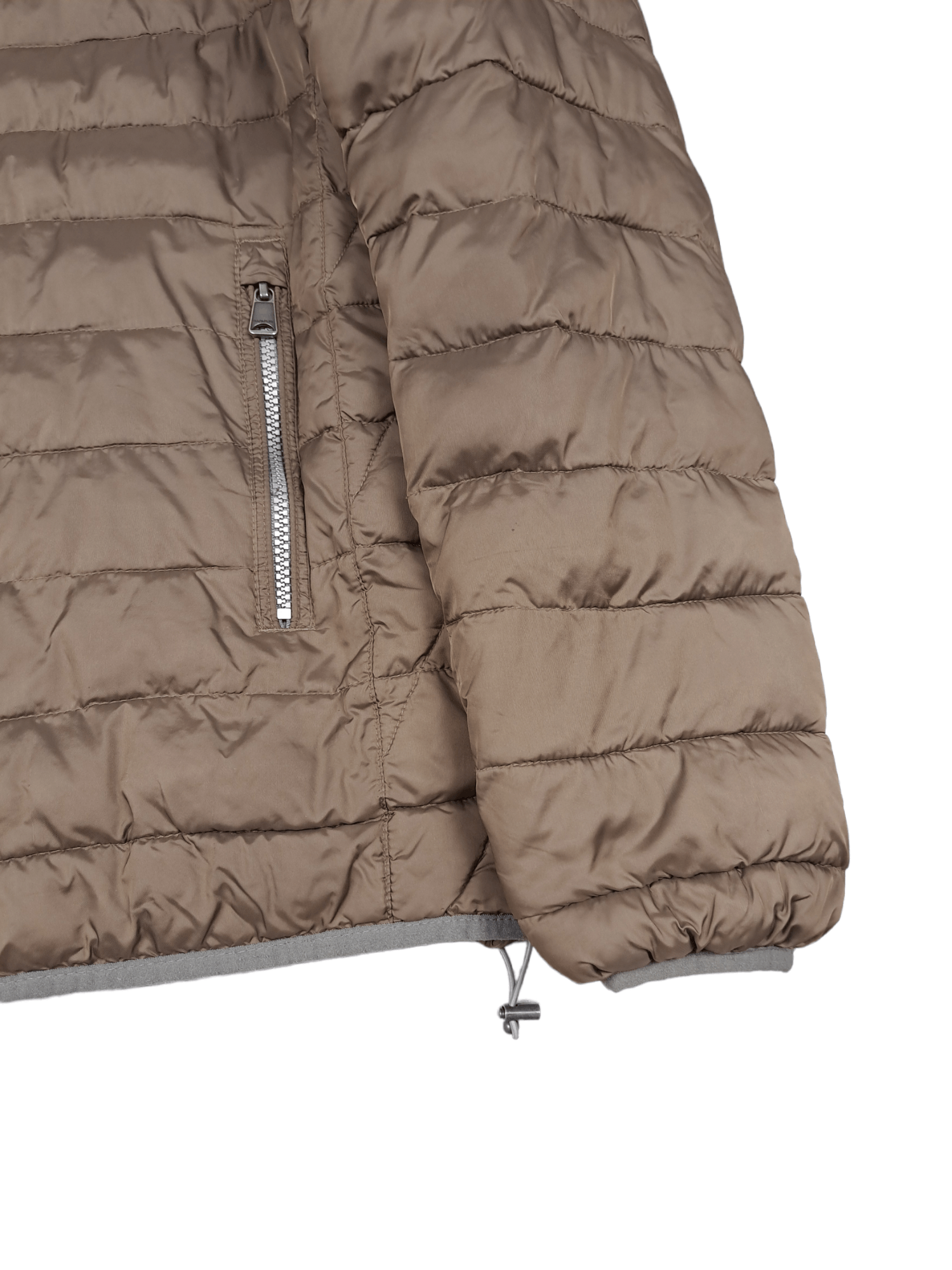 Napapijri × Vintage 💎 Napapijri Brown Outdoor Puffer Light Jacket Size XL Logo Size US XL / EU 56 / 4 - 4 Thumbnail