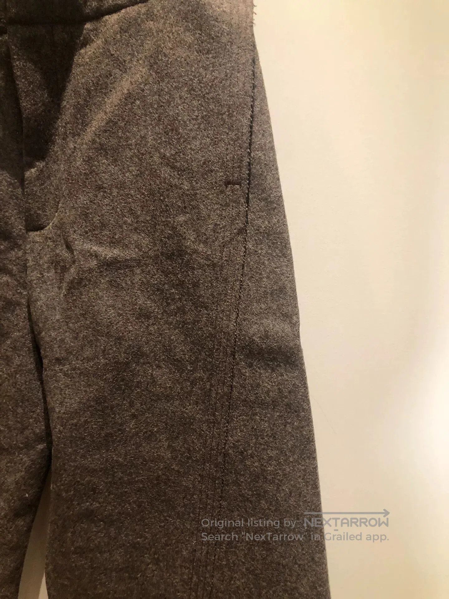 Omar Afridi OMAR AFRIDI Brown Flared Wool Trousers. Size US 30 / EU 46 - 5 Thumbnail