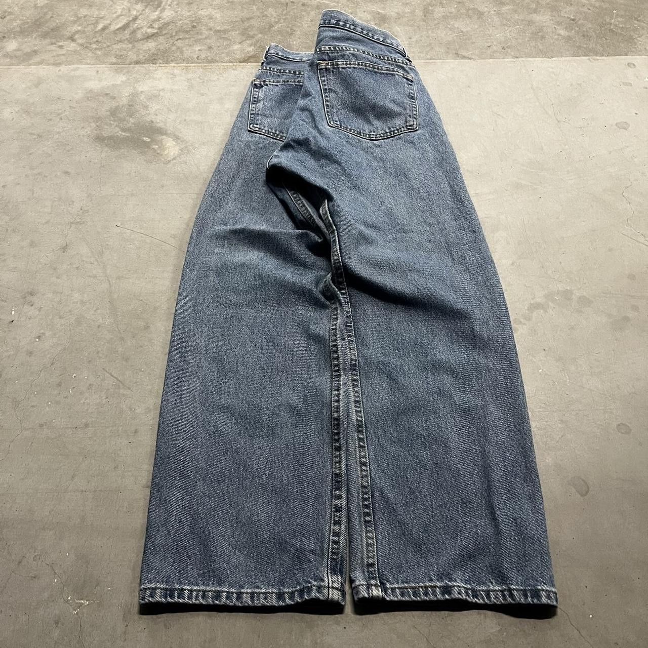 Japanese Brand × Vintage Vintage Y2K/2000s Baggy Skater Style Workwear Denim Jeans! Size US 34 / EU 50 - 6 Thumbnail