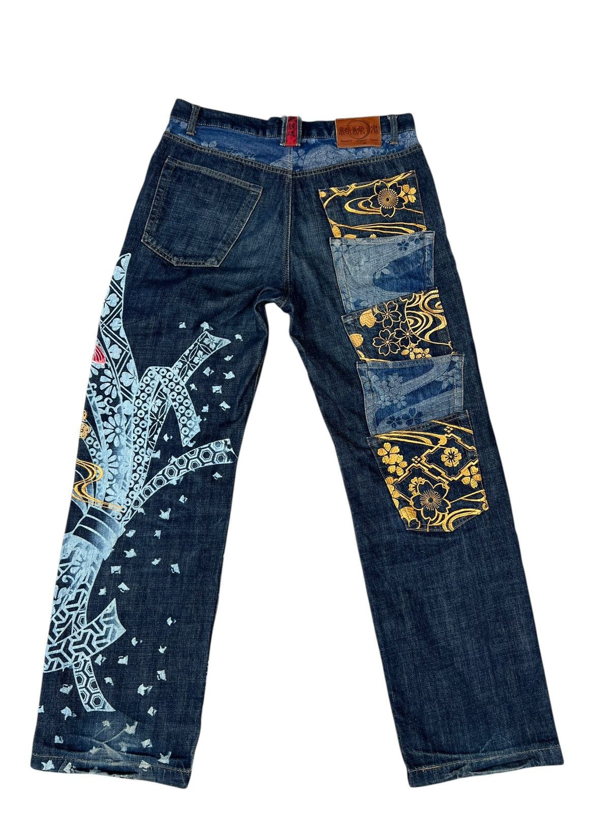 Karakuri Tamashii Karakuri Tamashi Embroidery Denim Multi Pocket Jeans Size US 34 / EU 50 - 14 Thumbnail