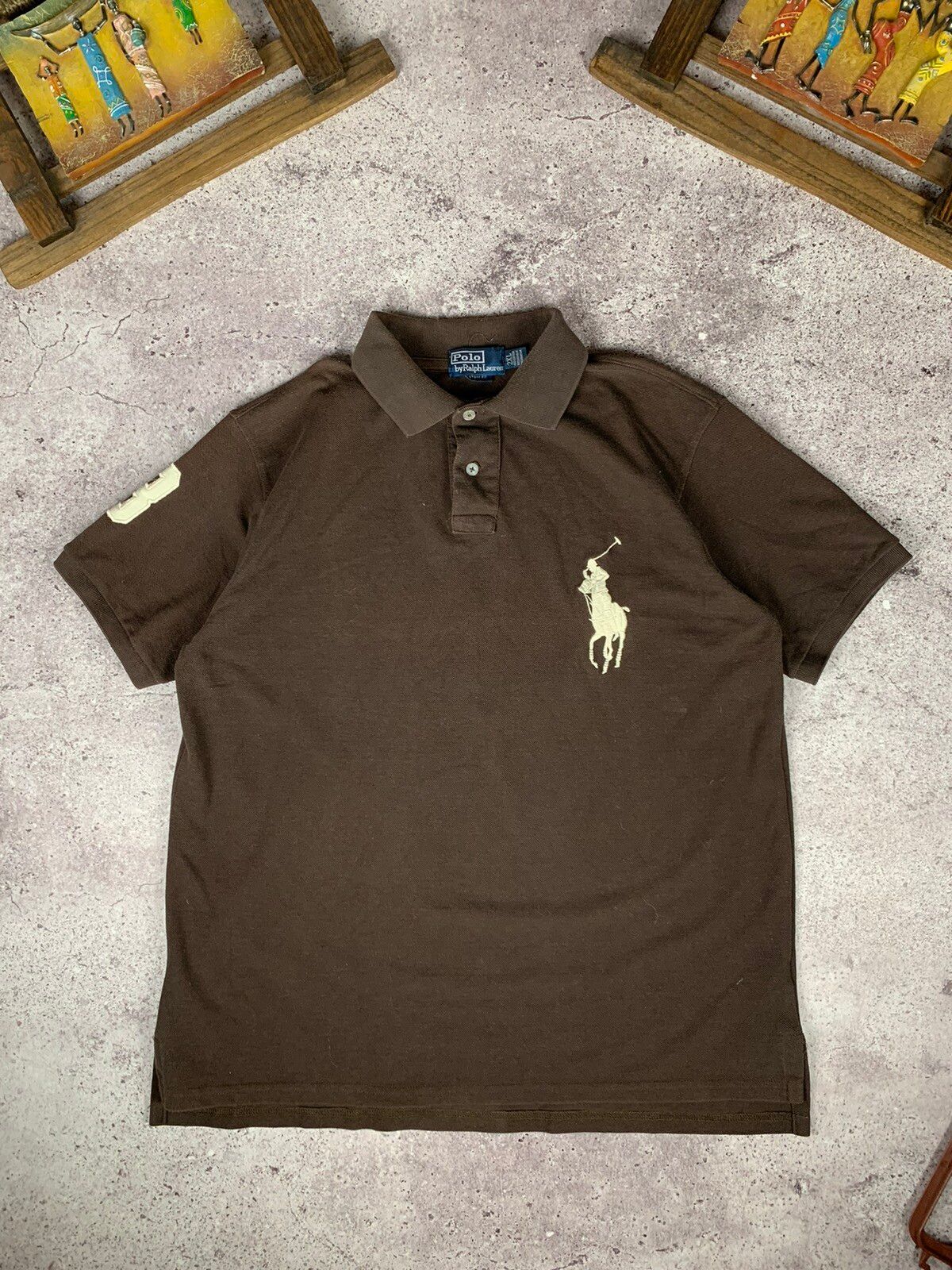Pre-owned Polo Ralph Lauren X Rugby By Rl Polo Ralph Laurent Brown 3 Vintage
