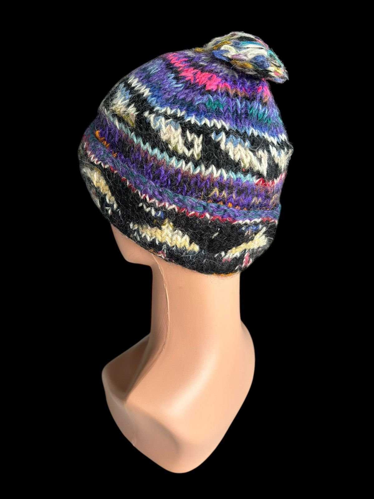 Japanese Brand × Kapital Crochet Knitted hairy Beanie Hats Size ONE SIZE - 5 Thumbnail
