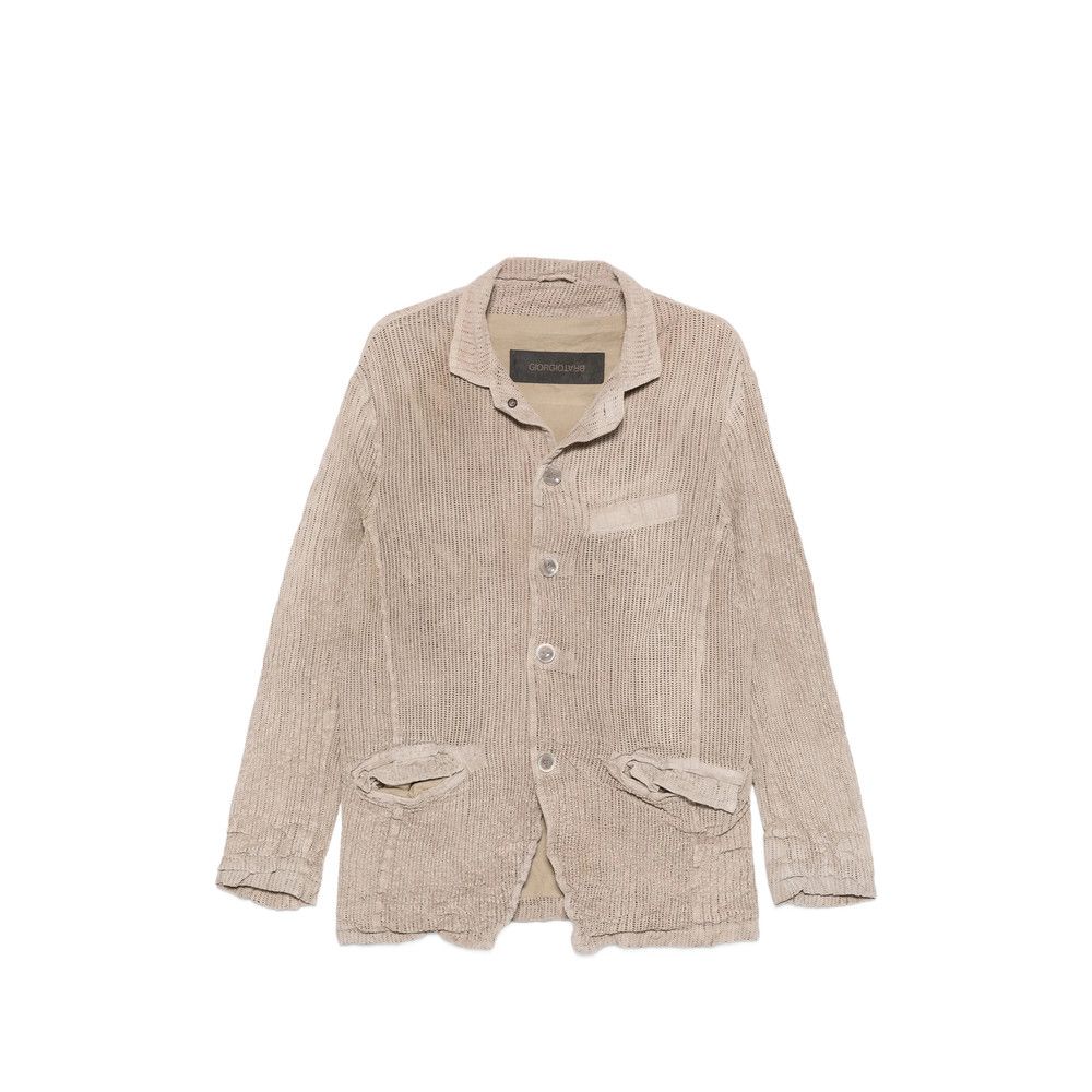 Giorgio Brato Giorgio Brato NEUTRALS Jackets - Leather Jackets Size US XL / EU 56 / 4 - 1 Thumbnail