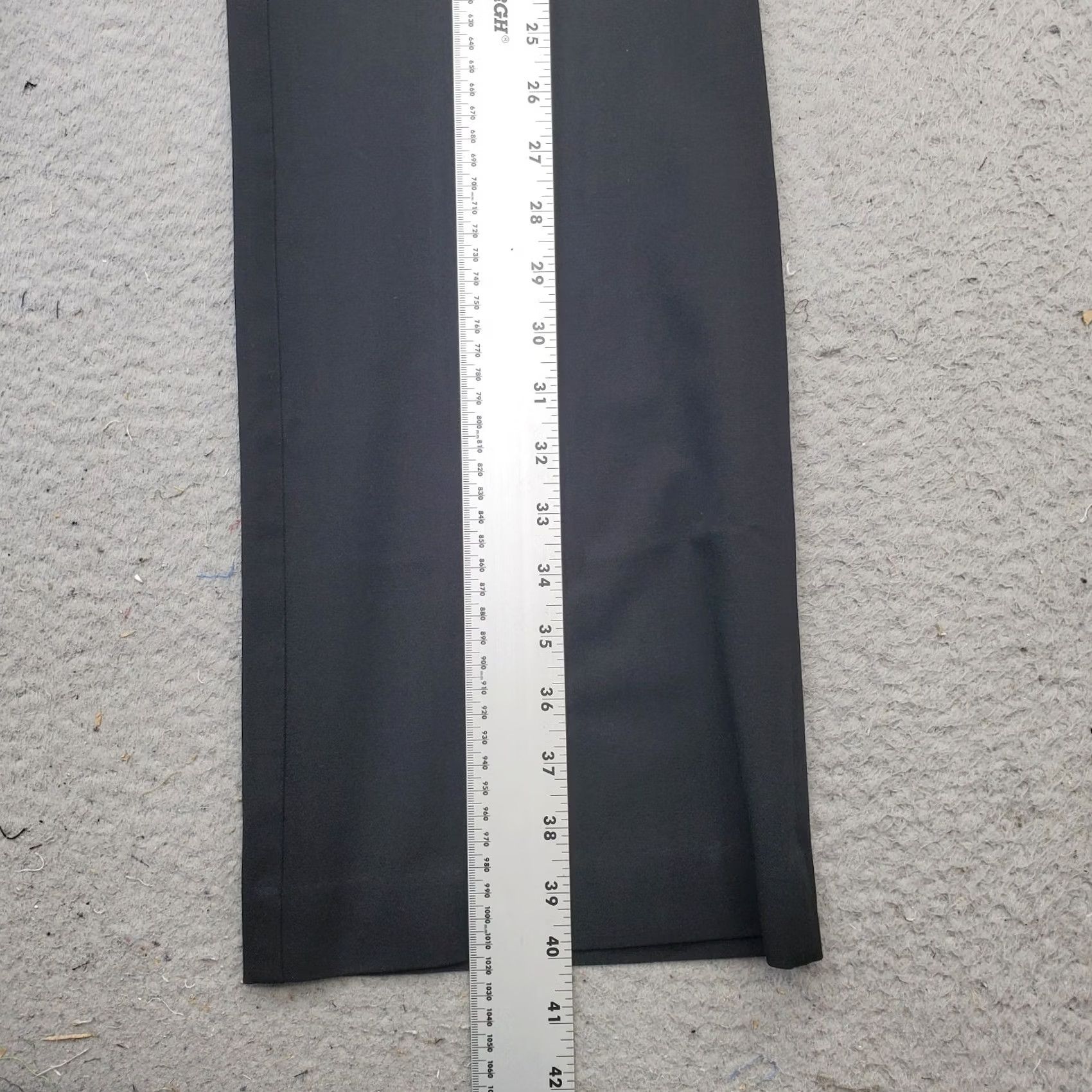 Loft Loft Julie Dress Pants Womens Size 8 Black Flared Leg Hook & Eye Length 32 in Size 30" / US 8 / IT 44 - 3 Thumbnail
