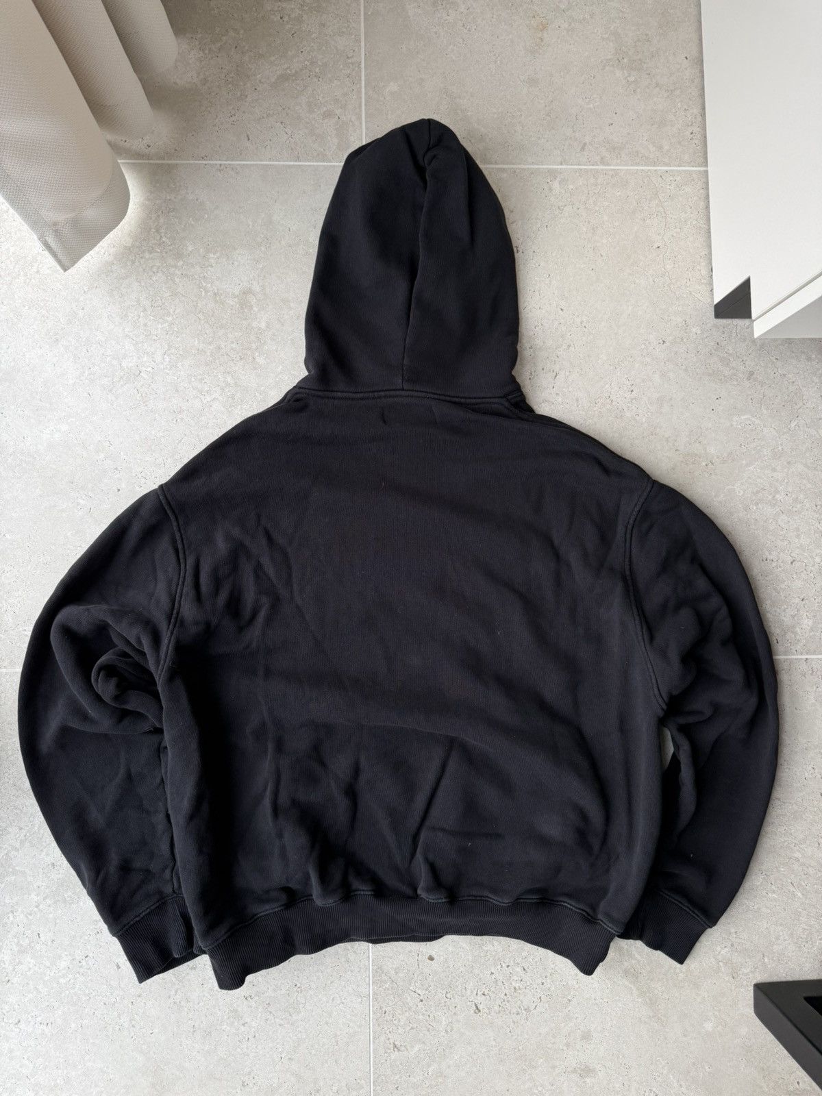 Represent Clo. Represent Blanks Heavy Baggy Washed Black Hoodie Size US L / EU 52-54 / 3 - 2 Thumbnail