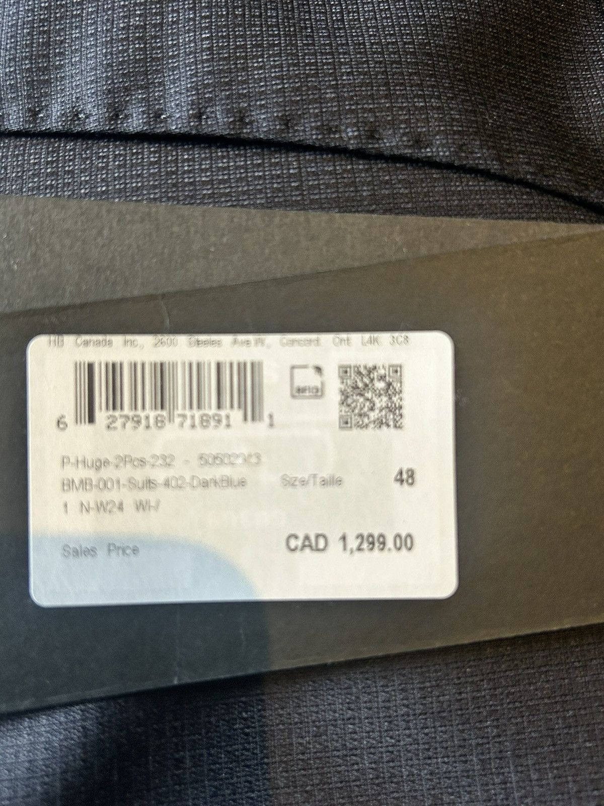 Hugo Boss Hugo Boss Suit performance edition in Dark Blue medium Size 38R - 3 Thumbnail