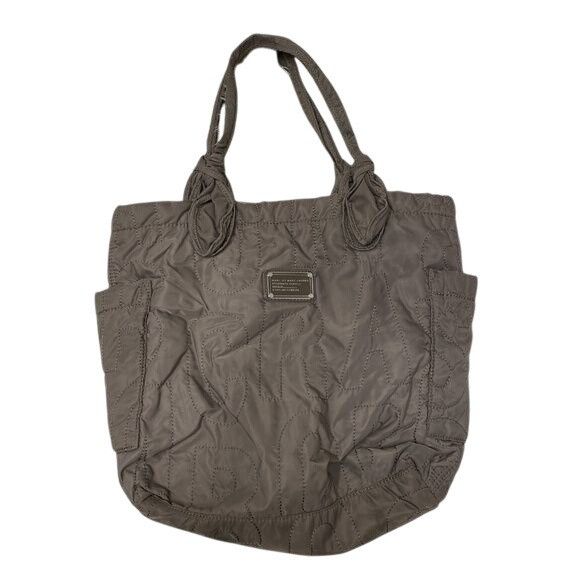 Marc Jacobs Marc Jacobs Pretty Nylon Tate Tote Quartz Grey Quilted Bag Size ONE SIZE - 6 Thumbnail