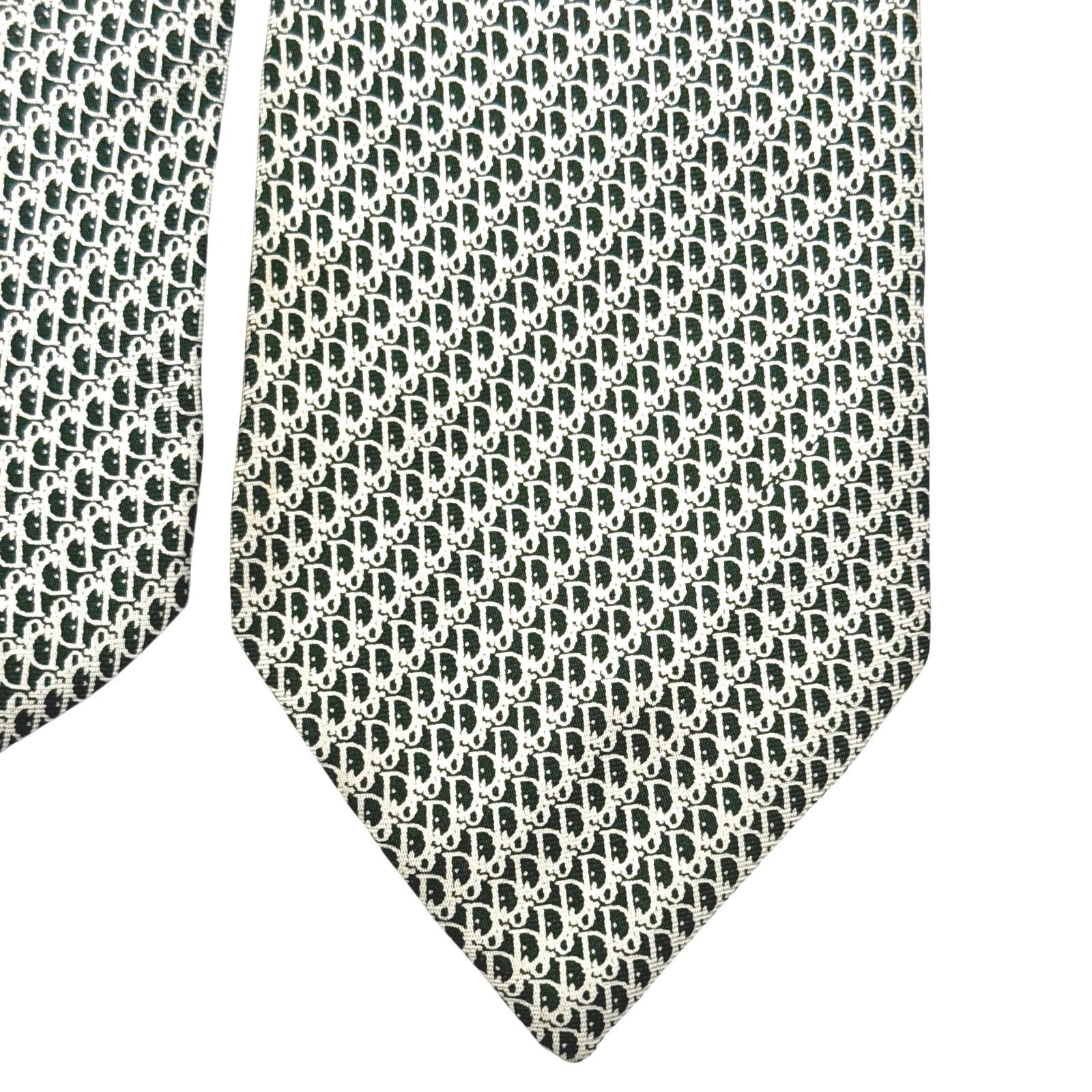 Christian Dior Monsieur Christian Dior Oblique Pattern Tie Size ONE SIZE - 6 Thumbnail