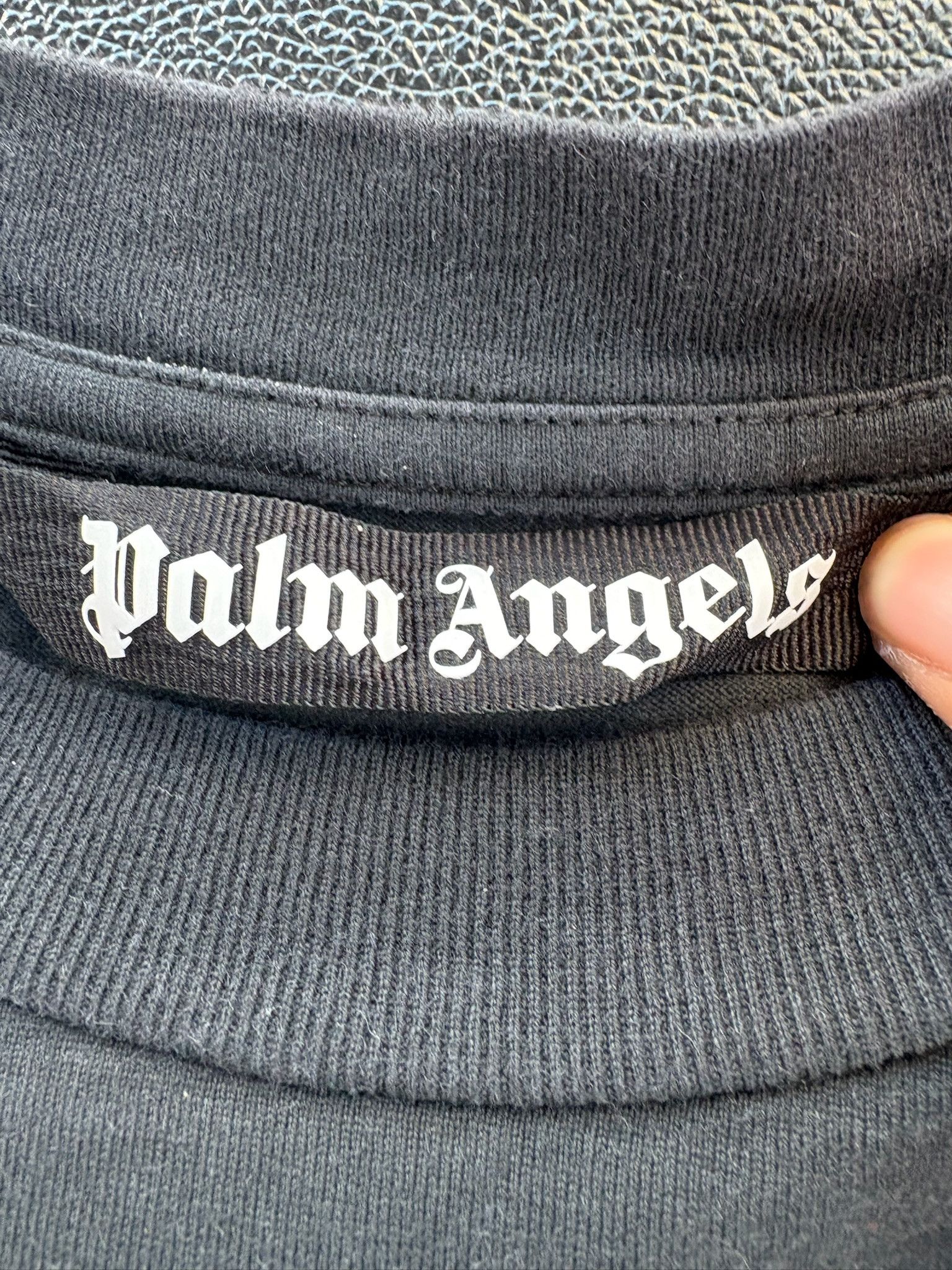 Palm Angels Palm Angels "Burning Monogram" T-Shirt (Black/Gold) Size US S / EU 44-46 / 1 - 3 Thumbnail