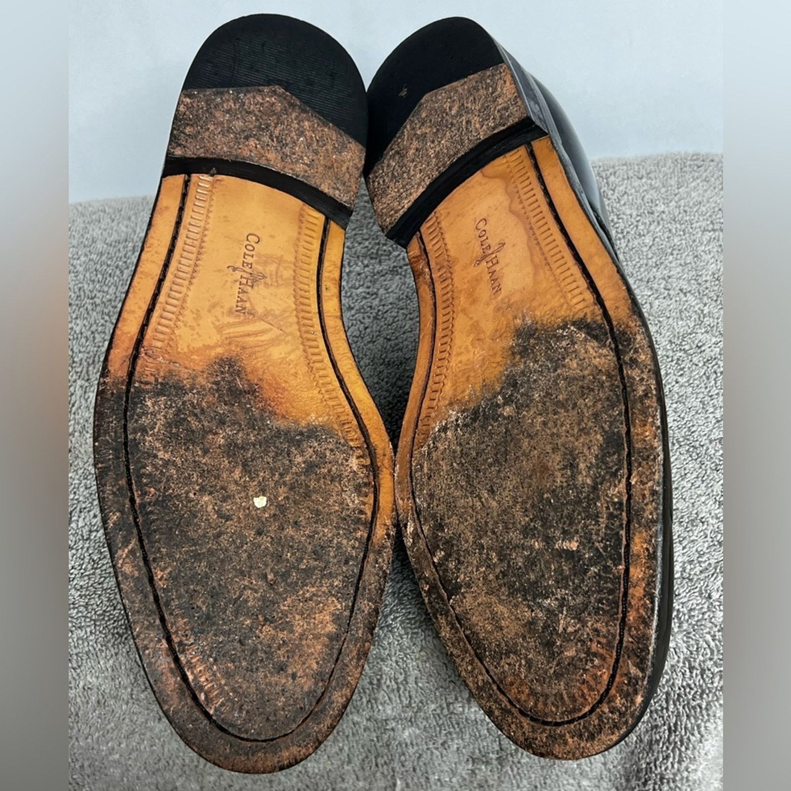 Cole Haan Cole Haan Calhoun Split Toe Dress Oxford Patent Shoes 9 D Size US 9 / EU 42 - 8 Thumbnail