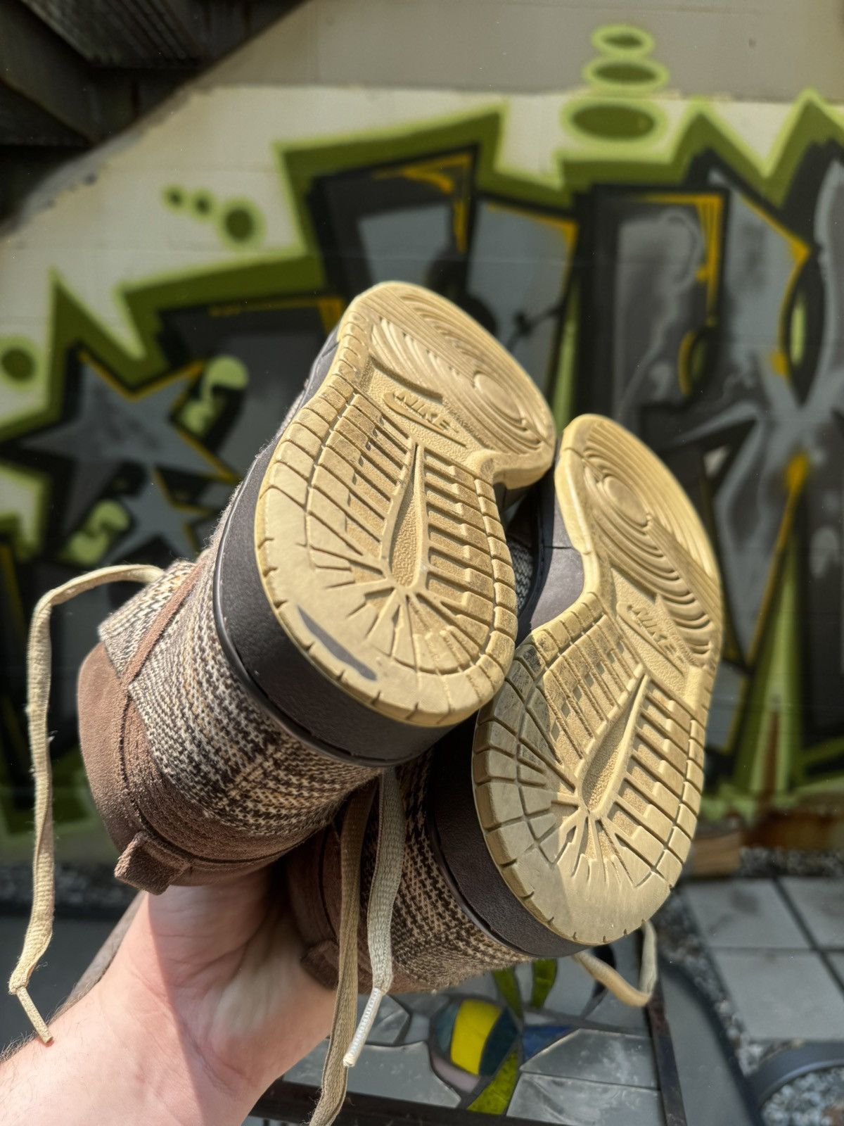 Nike Nike dunk “tweed” 2004 Size US 10 / EU 43 - 5 Thumbnail