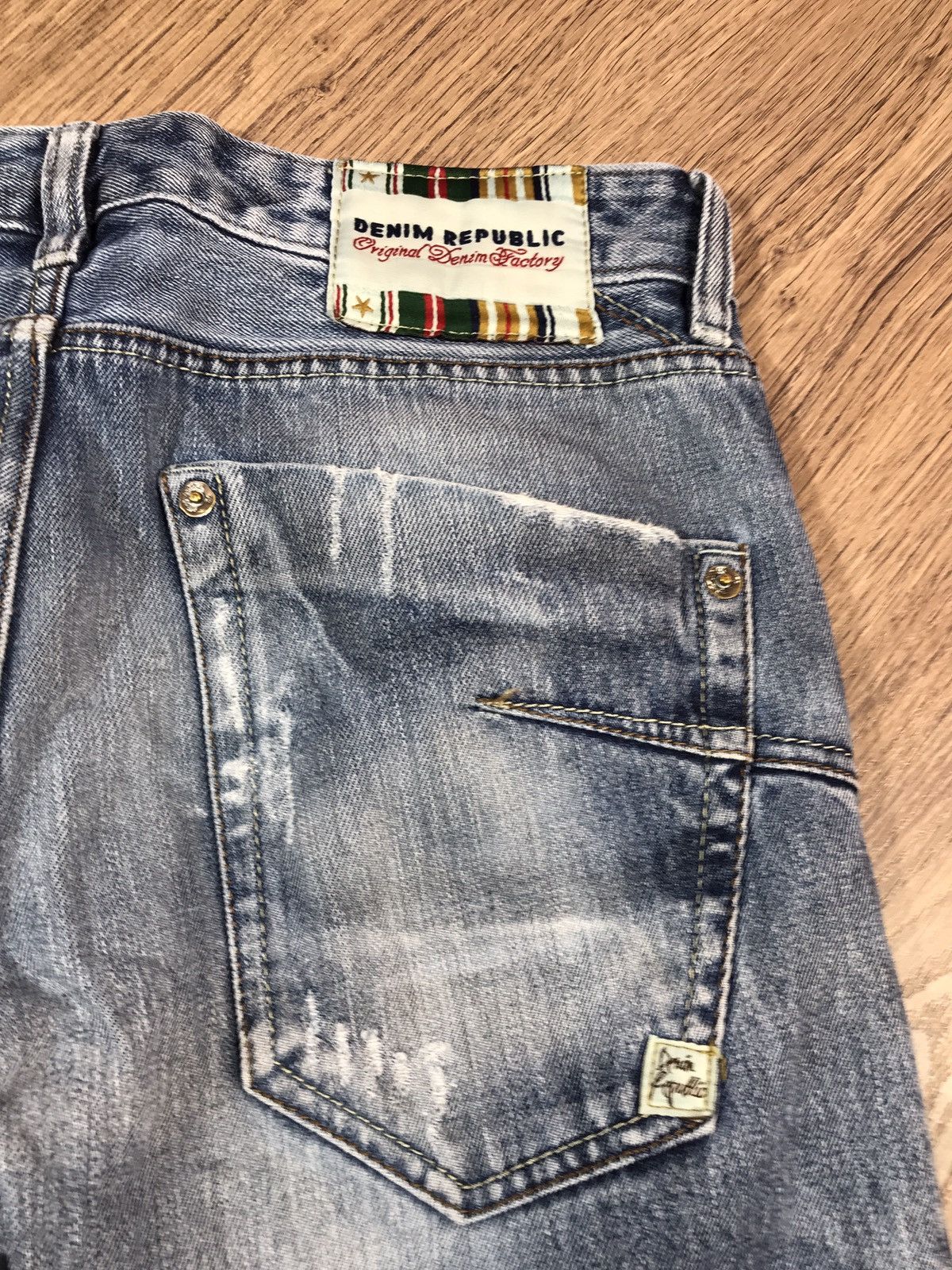 Japanese Brand × Vintage Vintage Denim Republic Jeans Size US 32 / EU 48 - 18 Thumbnail