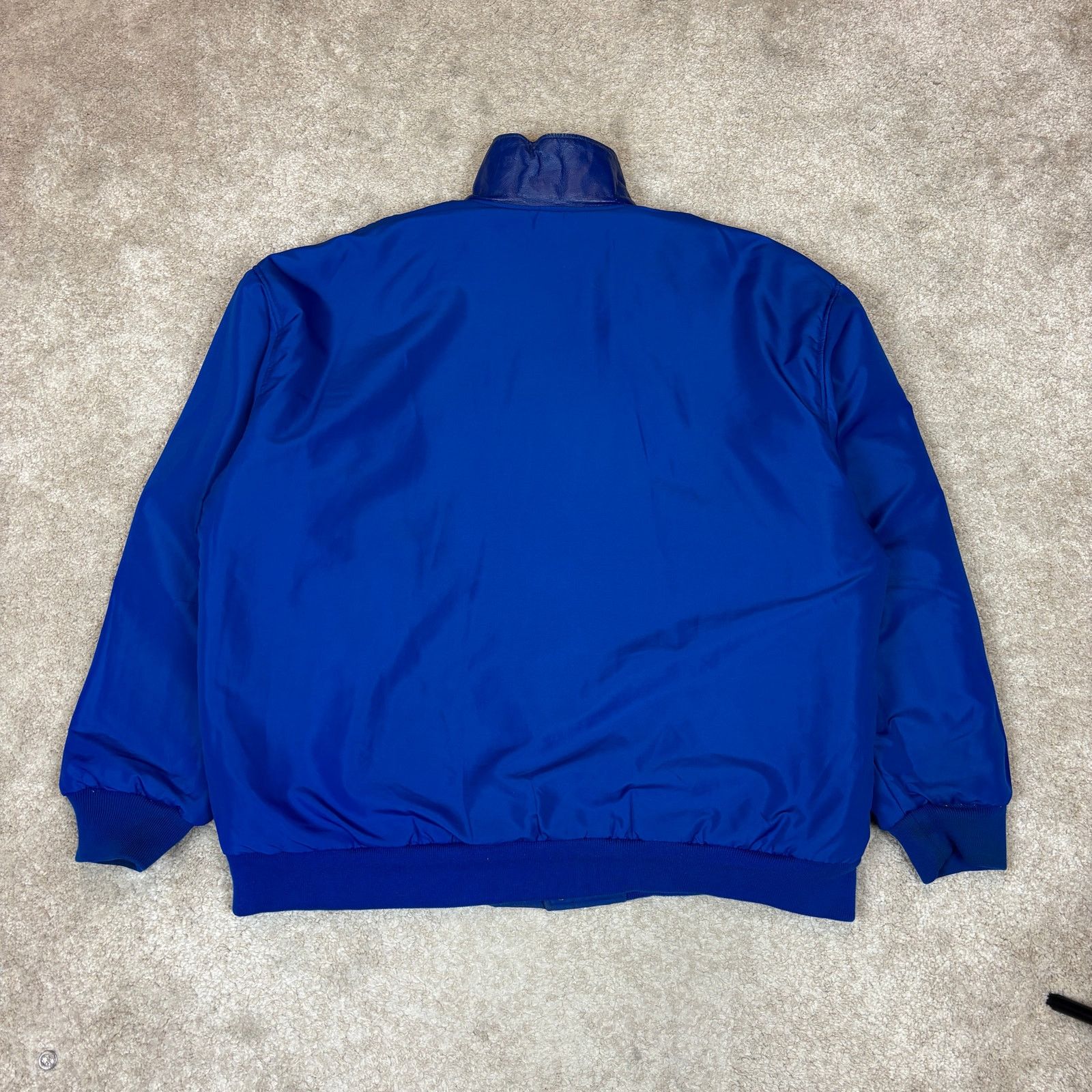 Jeff Hamilton × Vintage Vintage Jeff Hamilton MLB Patch Wool Reversible Jacket 3XL Size US XXL / EU 58 / 5 - 7 Thumbnail