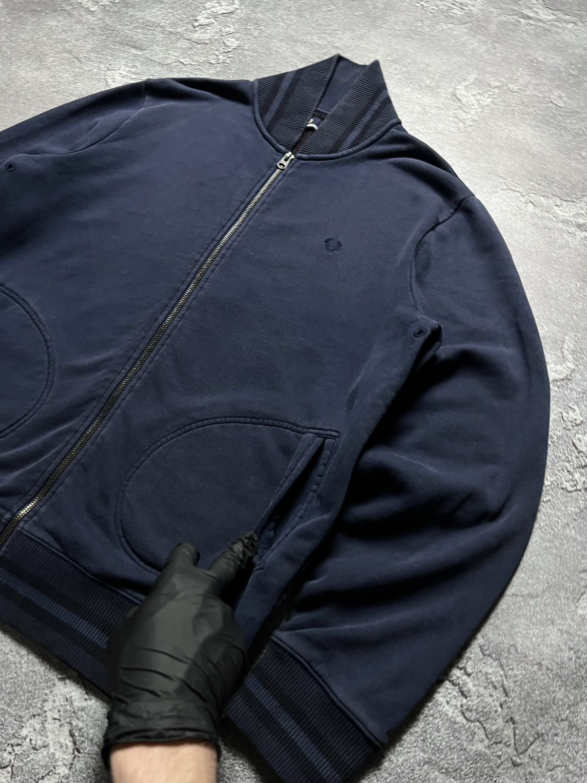 Fred Perry Vintage Fred Perry Track Jacket Zip Hoodie Big Logo Casual L Size US L / EU 52-54 / 3 - 6 Thumbnail