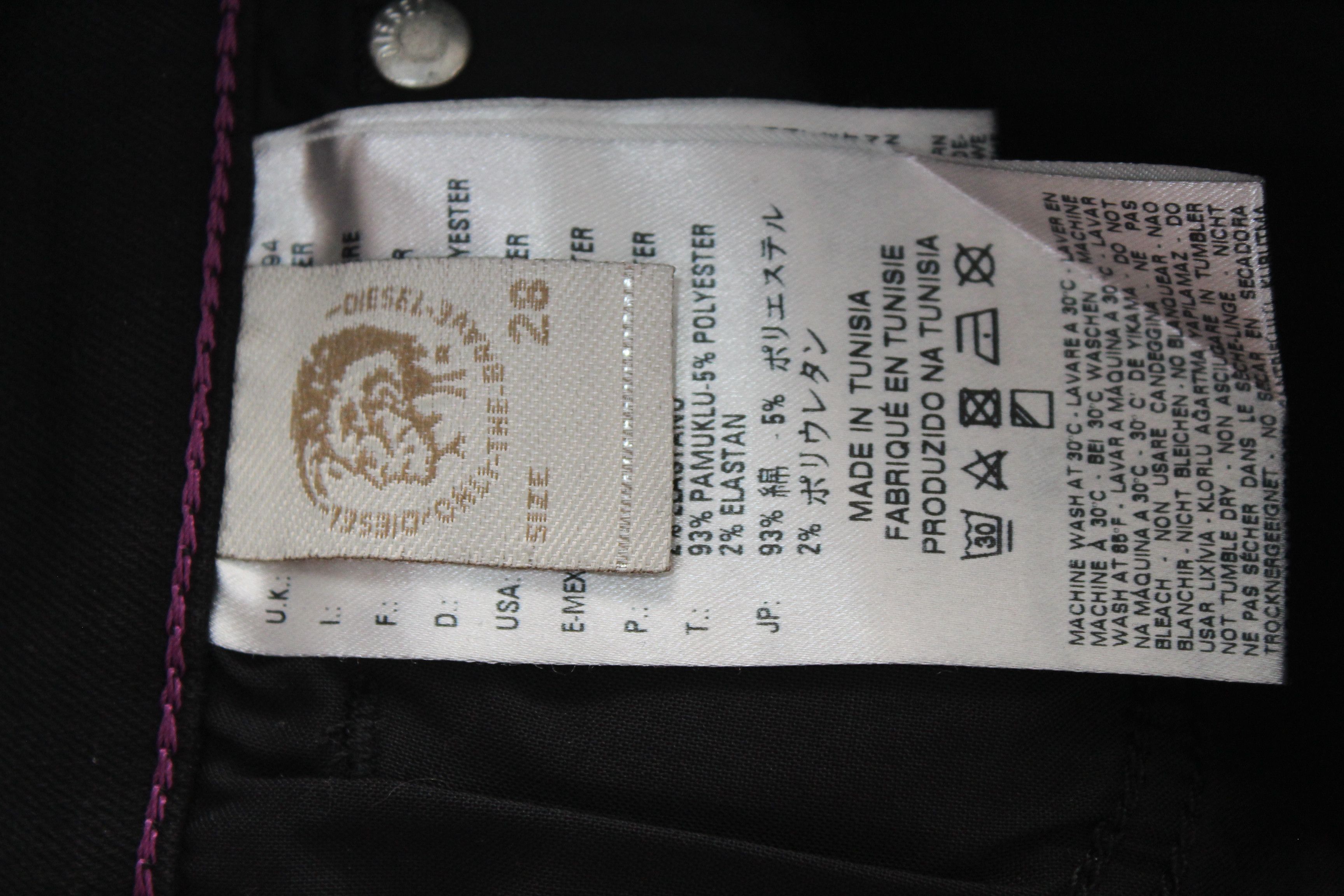 Diesel Diesel Jeans New 28/34 New Vintage Rare Hype Size 28" / US 6 / IT 42 - 11 Thumbnail