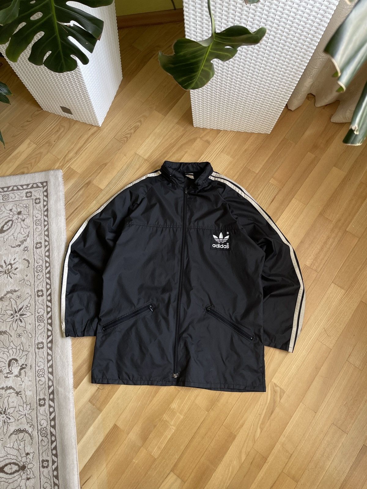 Adidas Vintage 90s Adidas Nylon Rain Light Jacket | Grailed