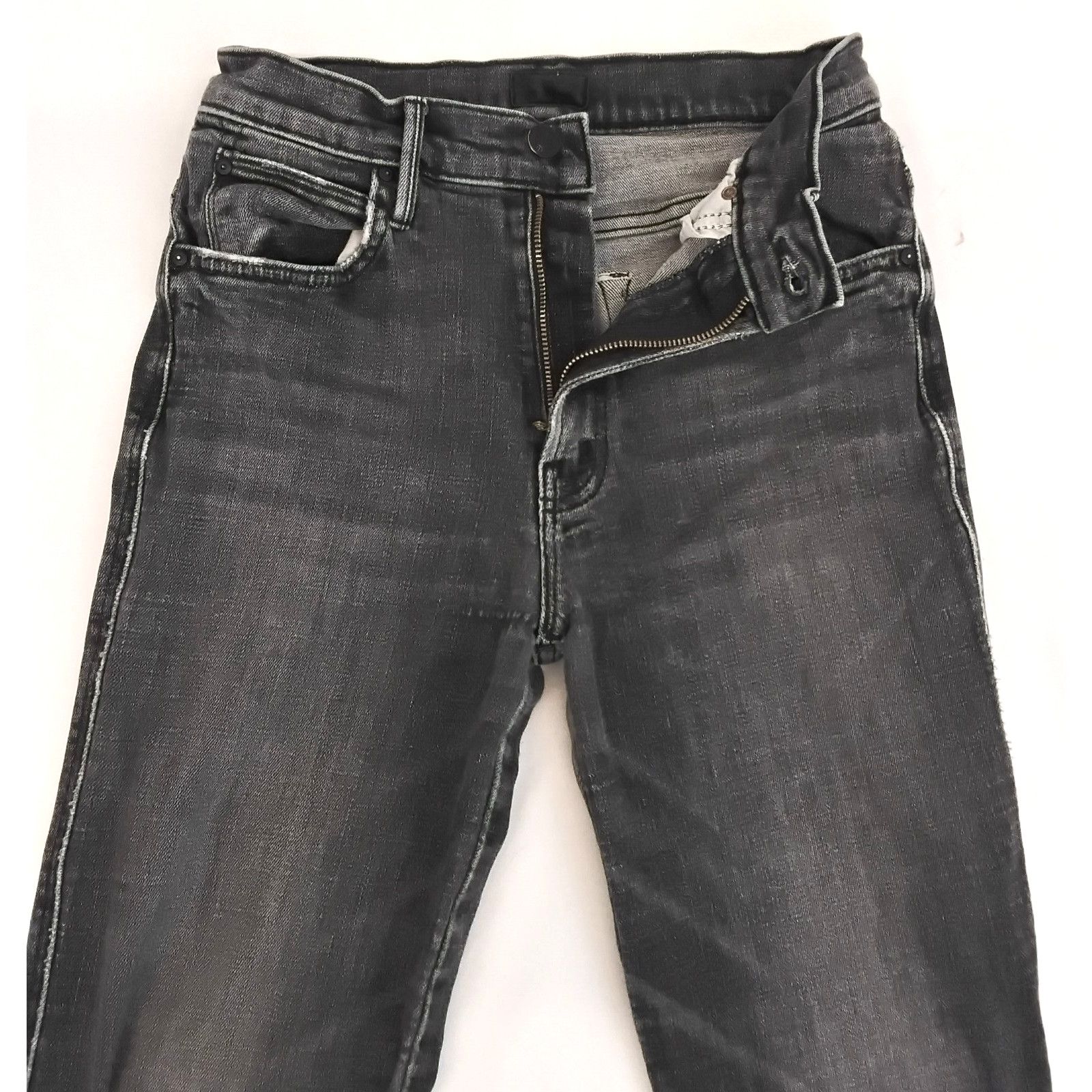 MOTHER Mother Denim Jeans Women's 25 Black The Desperado Ankle Size 25" / US 0 / IT 36 - 3 Thumbnail