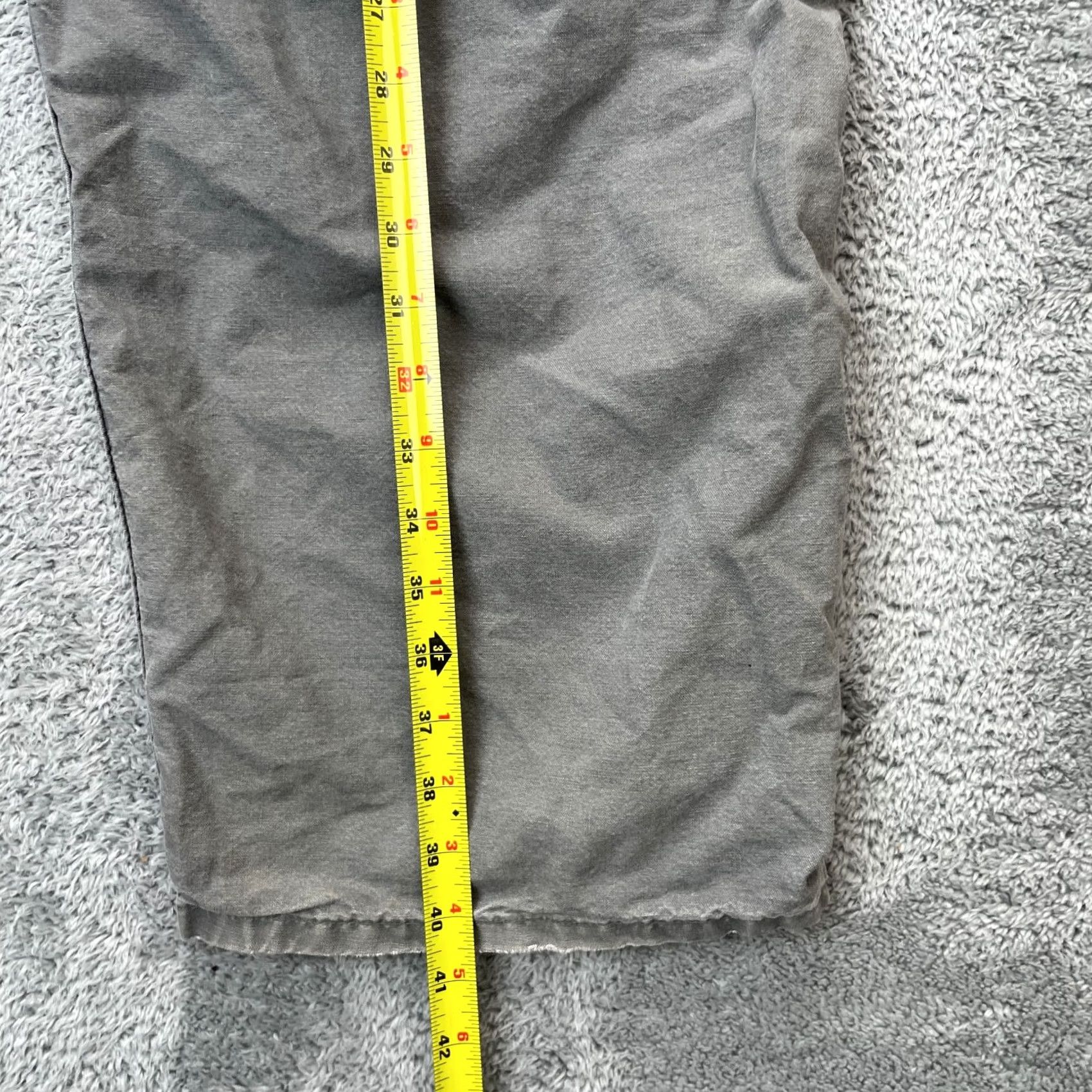 Carhartt VINTAGE Carhartt Pants Mens 42x28 Gray Carpenter Dungaree Workwear Baggy Size US 42 / EU 58 - 7 Thumbnail