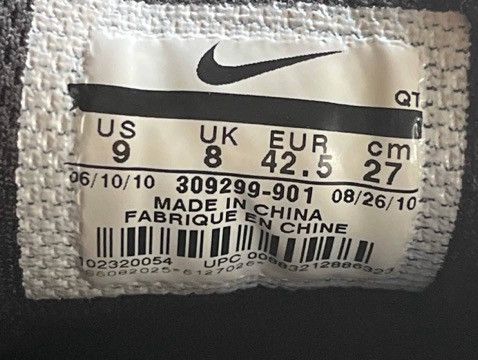 Nike Rare Nike Air Max 90 ‘Black White Stitching’ Size US 9 / EU 42 - 6 Thumbnail