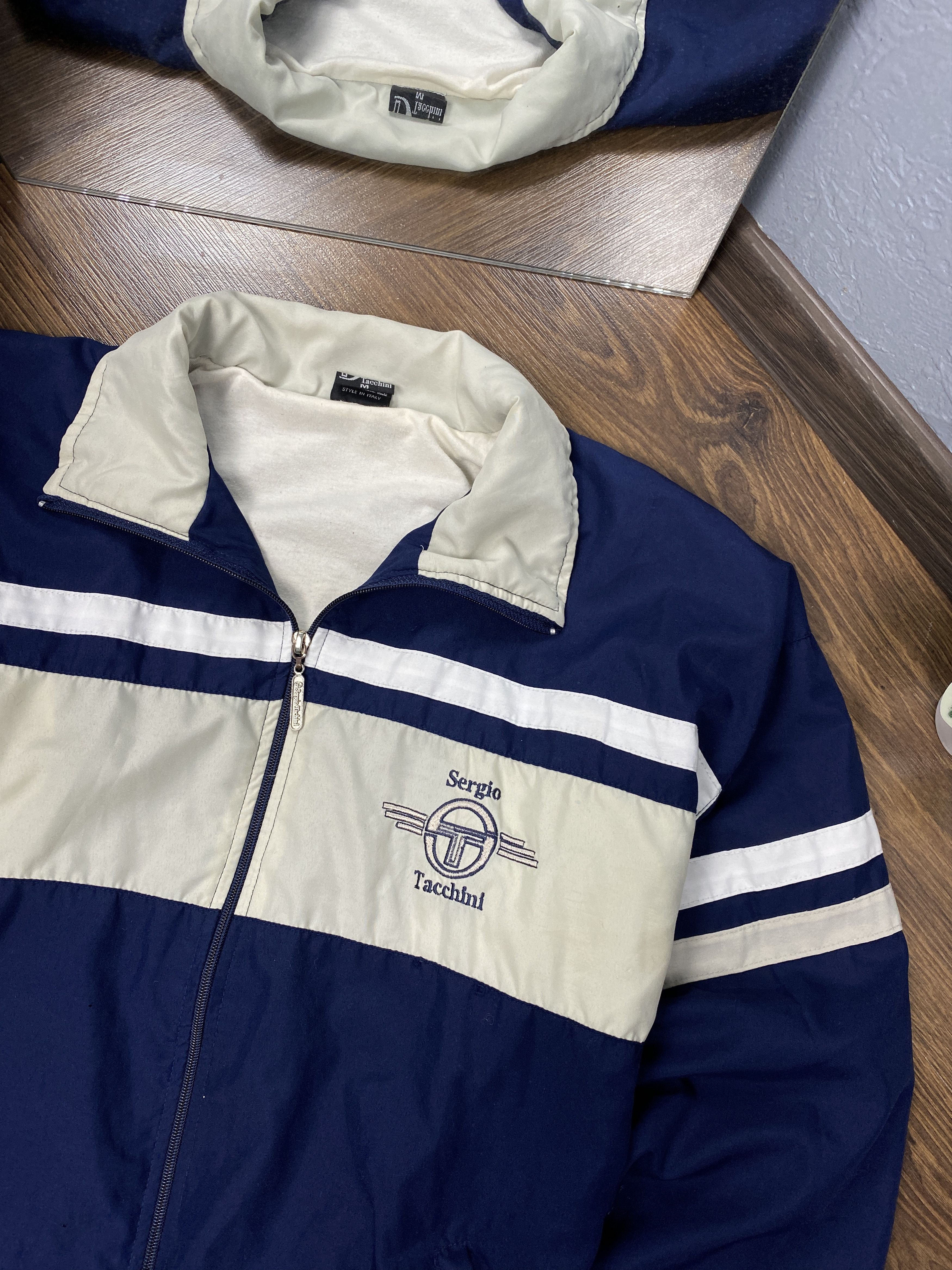 Sergio Tacchini Sergio Tacchini vintage distressed nylon track top jacket Size US M / EU 48-50 / 2 - 2 Thumbnail