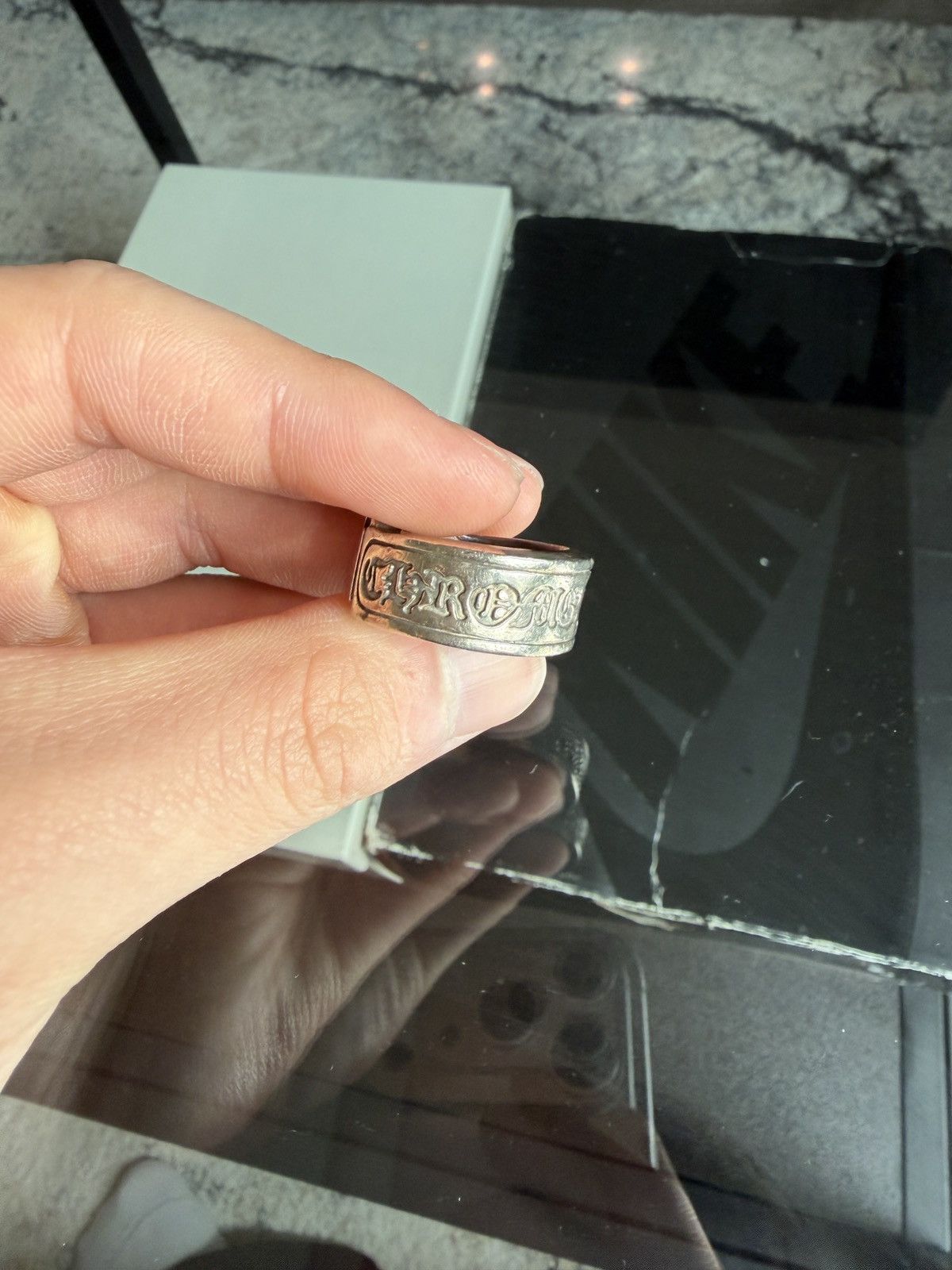 Chrome Hearts Chrome Hearts Scroll Ring Sz 6 Size ONE SIZE - 2 Thumbnail