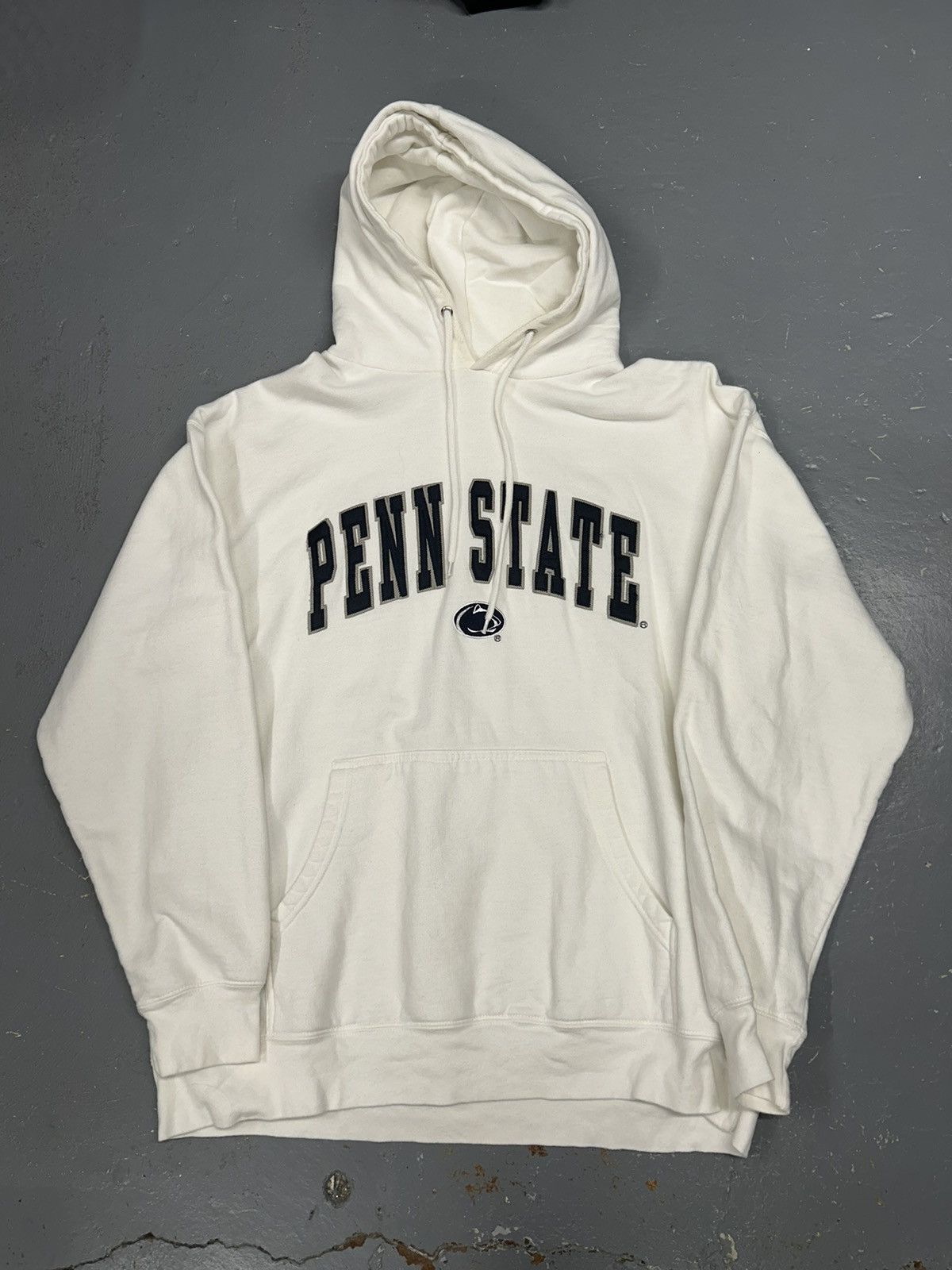 Vintage Crazy Vintage Y2K White Penn State University Hoodie Sweater Size US L / EU 52-54 / 3 - 1 Thumbnail