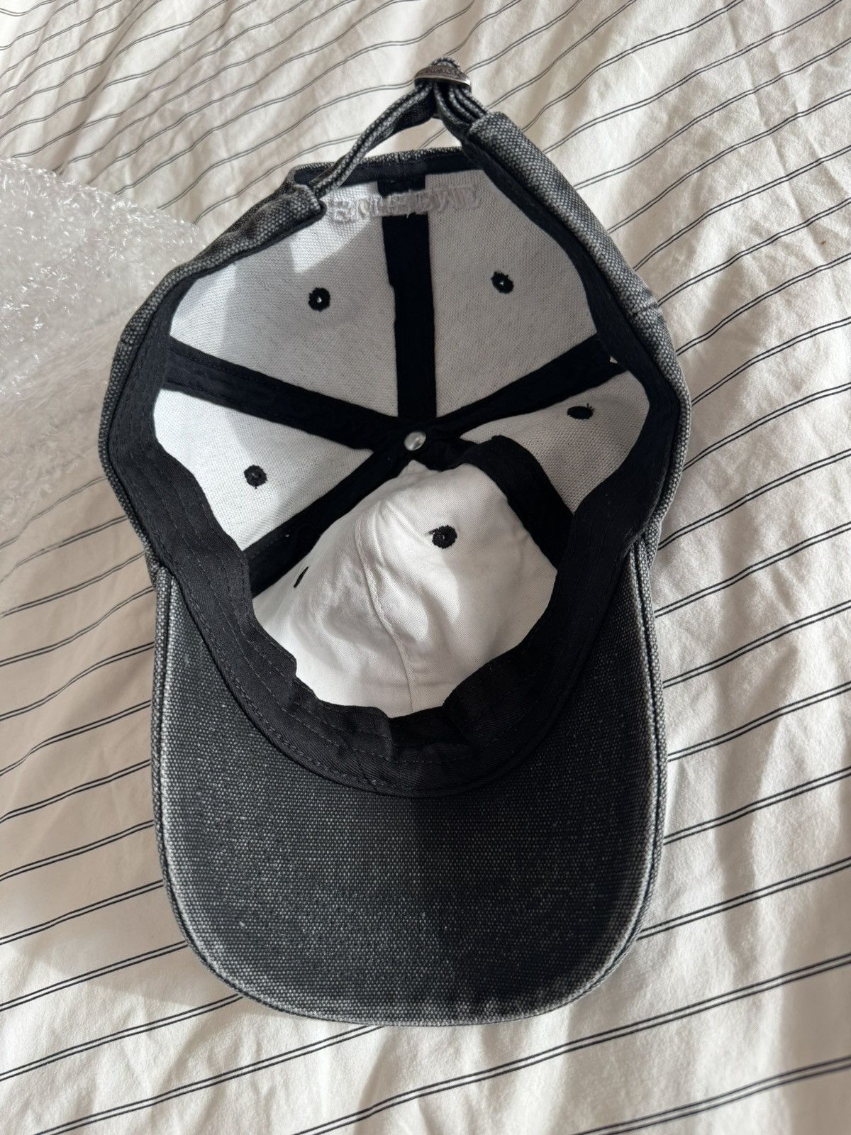 Supreme SUPREME S LOGO PIGMENT DYED 6 PANEL CAP BLACK OS Size ONE SIZE - 10 Thumbnail